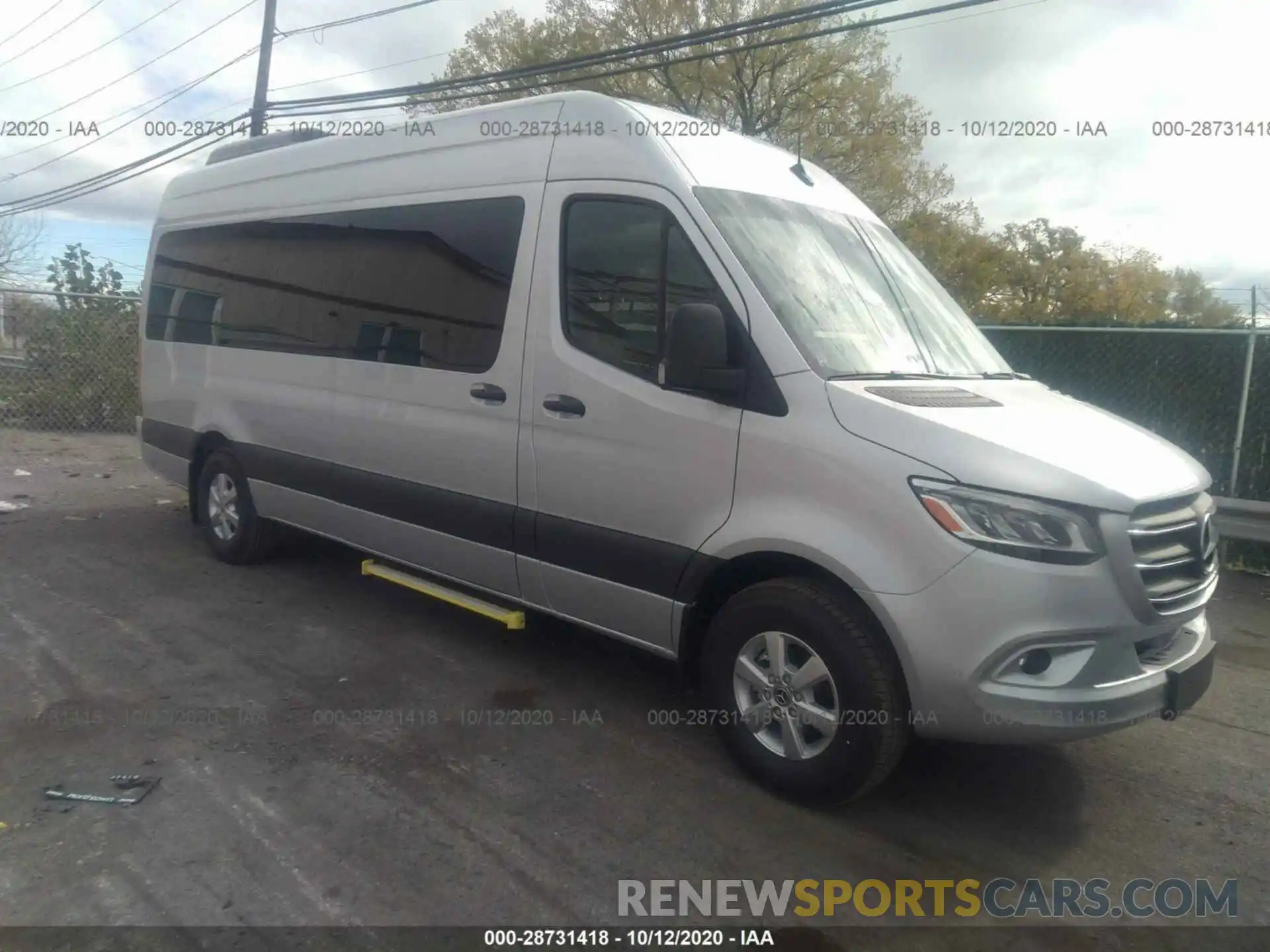 1 Photograph of a damaged car W1Z4EGHY7LT028054 MERCEDES-BENZ SPRINTER VANS 2019