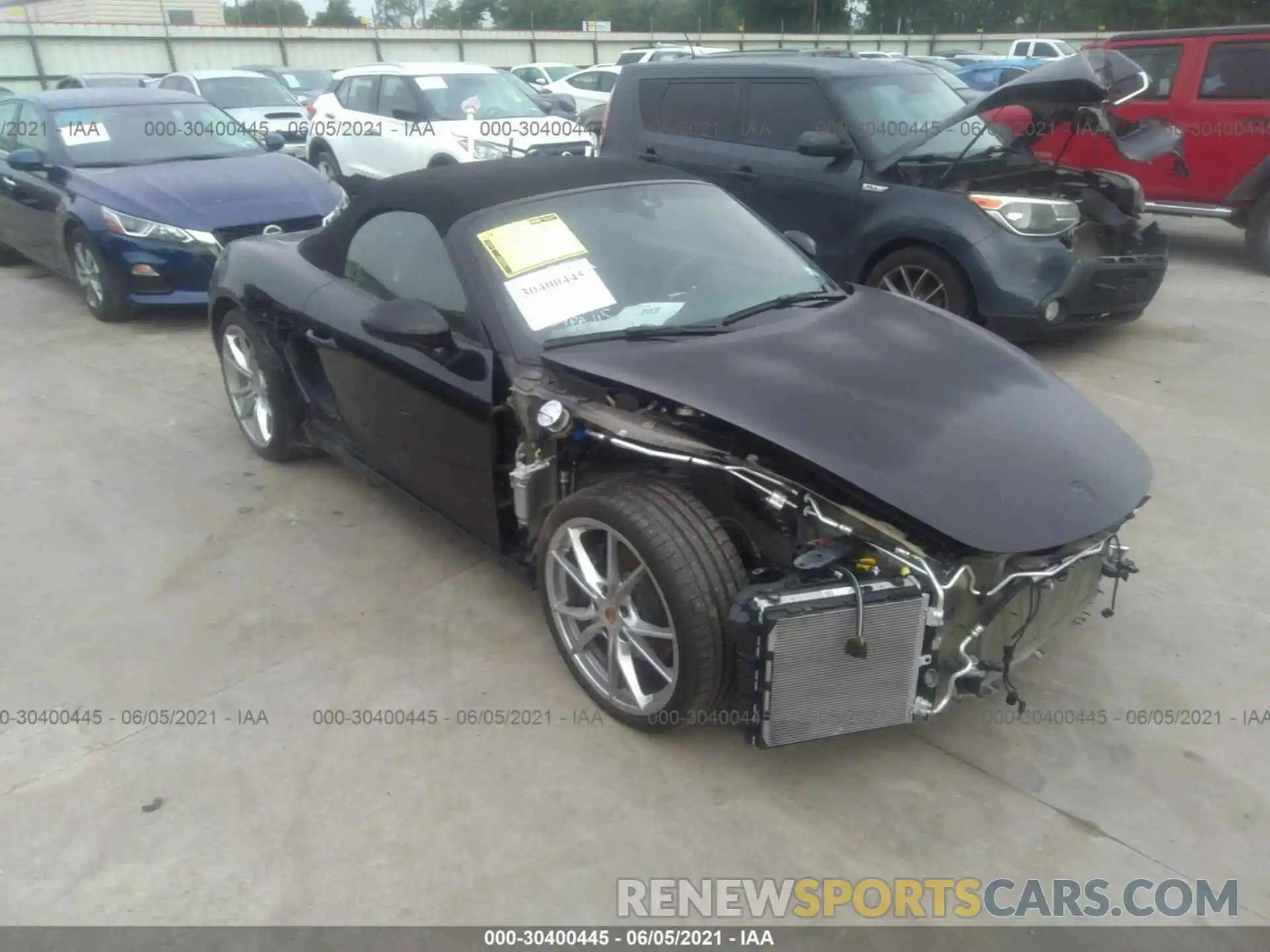 1 Photograph of a damaged car WP0CA2A86KS211379 PORSCHE 718 BOXSTER 2019