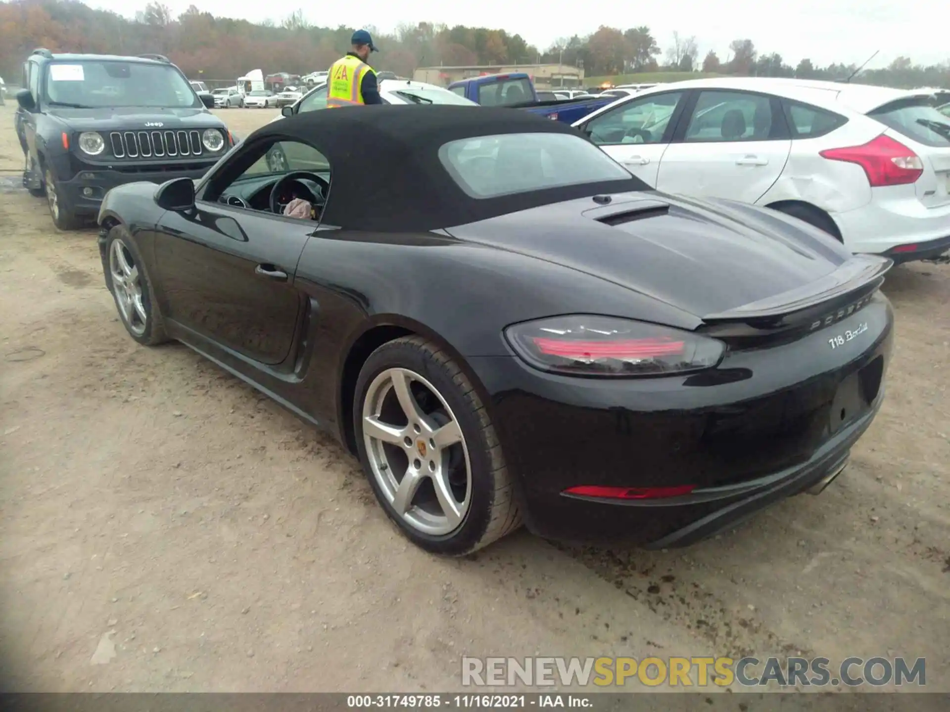 3 Фотография поврежденного автомобиля WP0CA2A88KS210928 PORSCHE 718 BOXSTER 2019