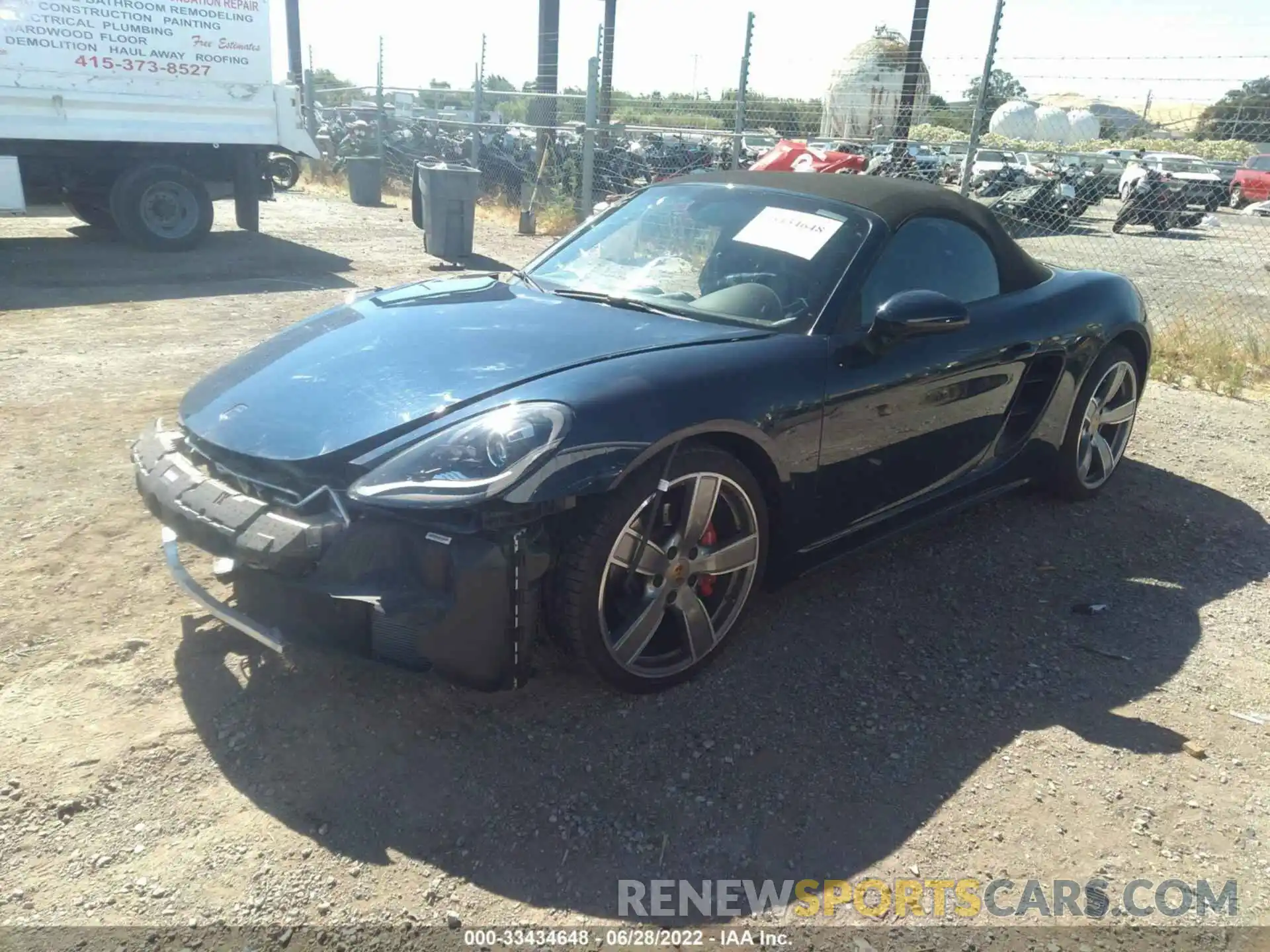 2 Photograph of a damaged car WP0CB2A82KS228709 PORSCHE 718 BOXSTER 2019