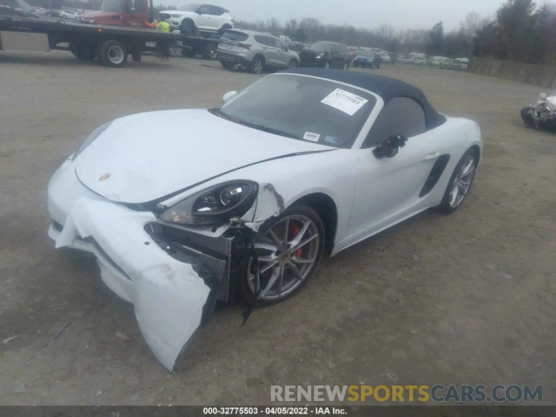 2 Photograph of a damaged car WP0CB2A87KS228530 PORSCHE 718 BOXSTER 2019