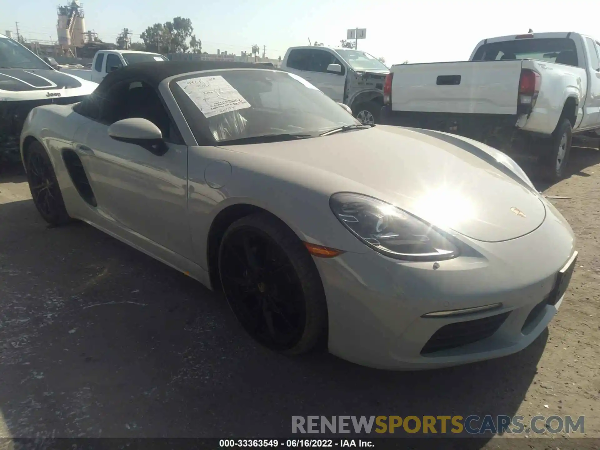 1 Photograph of a damaged car WP0CA2A80MS210411 PORSCHE 718 BOXSTER 2021