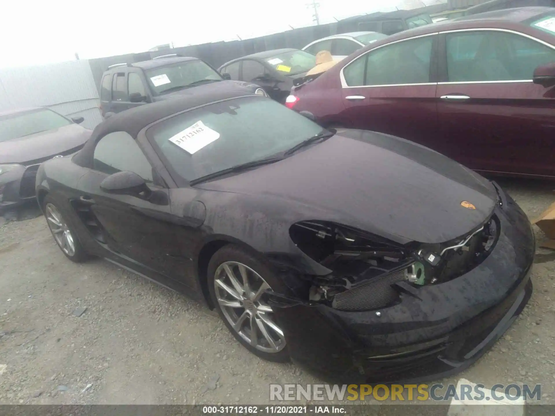 1 Photograph of a damaged car WP0CA2A82MS210460 PORSCHE 718 BOXSTER 2021