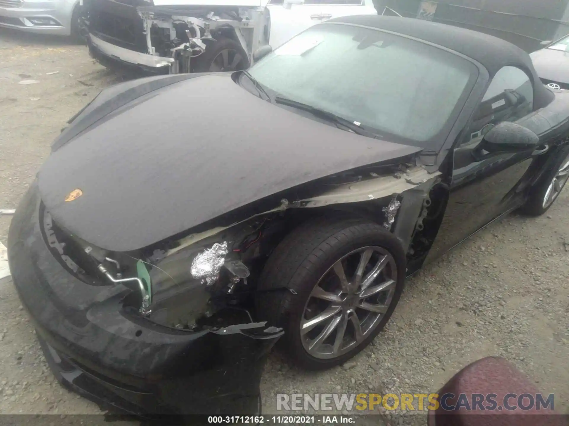 2 Photograph of a damaged car WP0CA2A82MS210460 PORSCHE 718 BOXSTER 2021