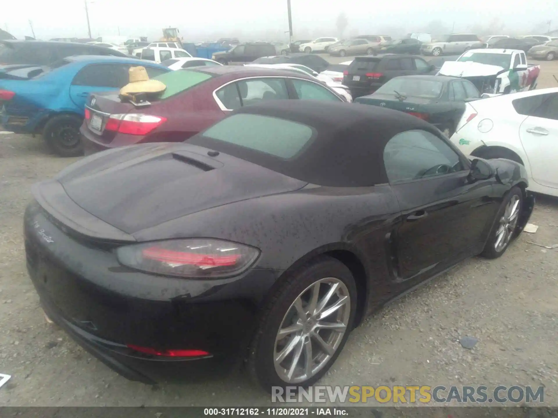 4 Фотография поврежденного автомобиля WP0CA2A82MS210460 PORSCHE 718 BOXSTER 2021