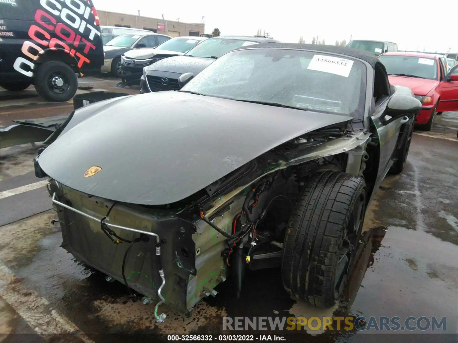 6 Фотография поврежденного автомобиля WP0CD2A82MS232174 PORSCHE 718 BOXSTER 2021