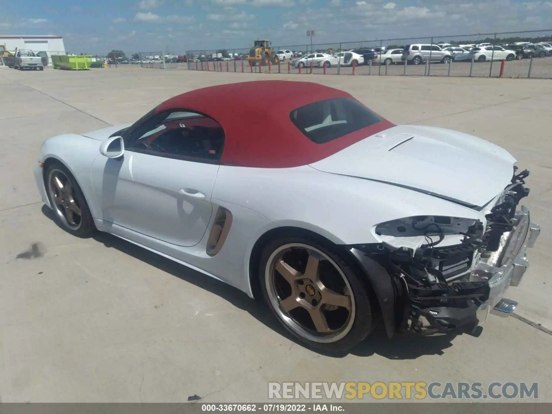 3 Photograph of a damaged car WP0CD2A8XNS228567 PORSCHE 718 BOXSTER 2022