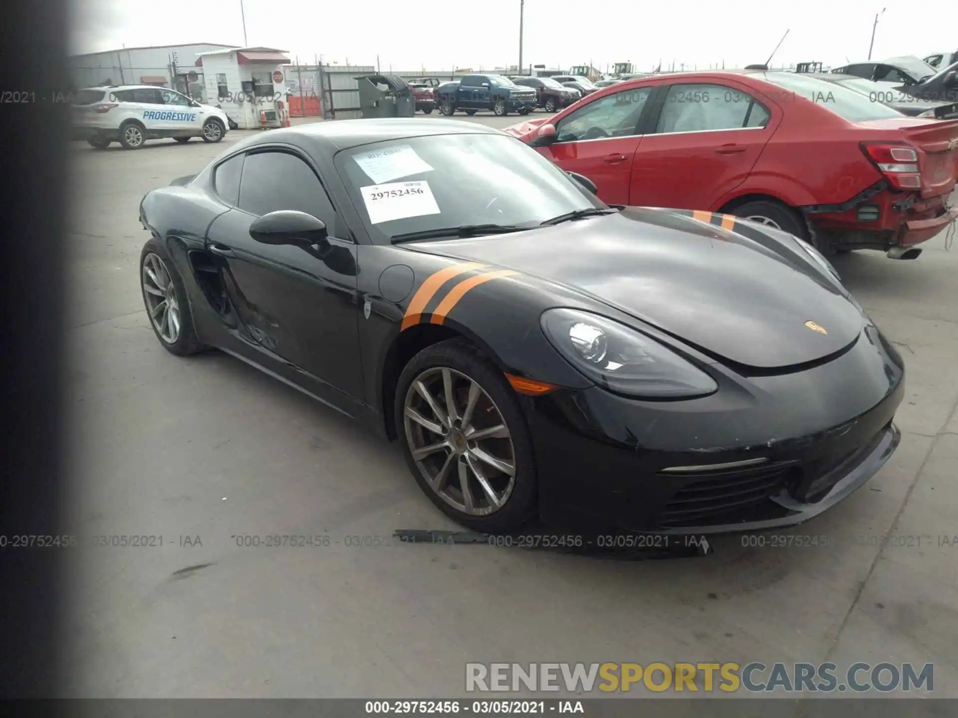 1 Photograph of a damaged car WP0AA2A86KS260086 PORSCHE 718 CAYMAN 2019