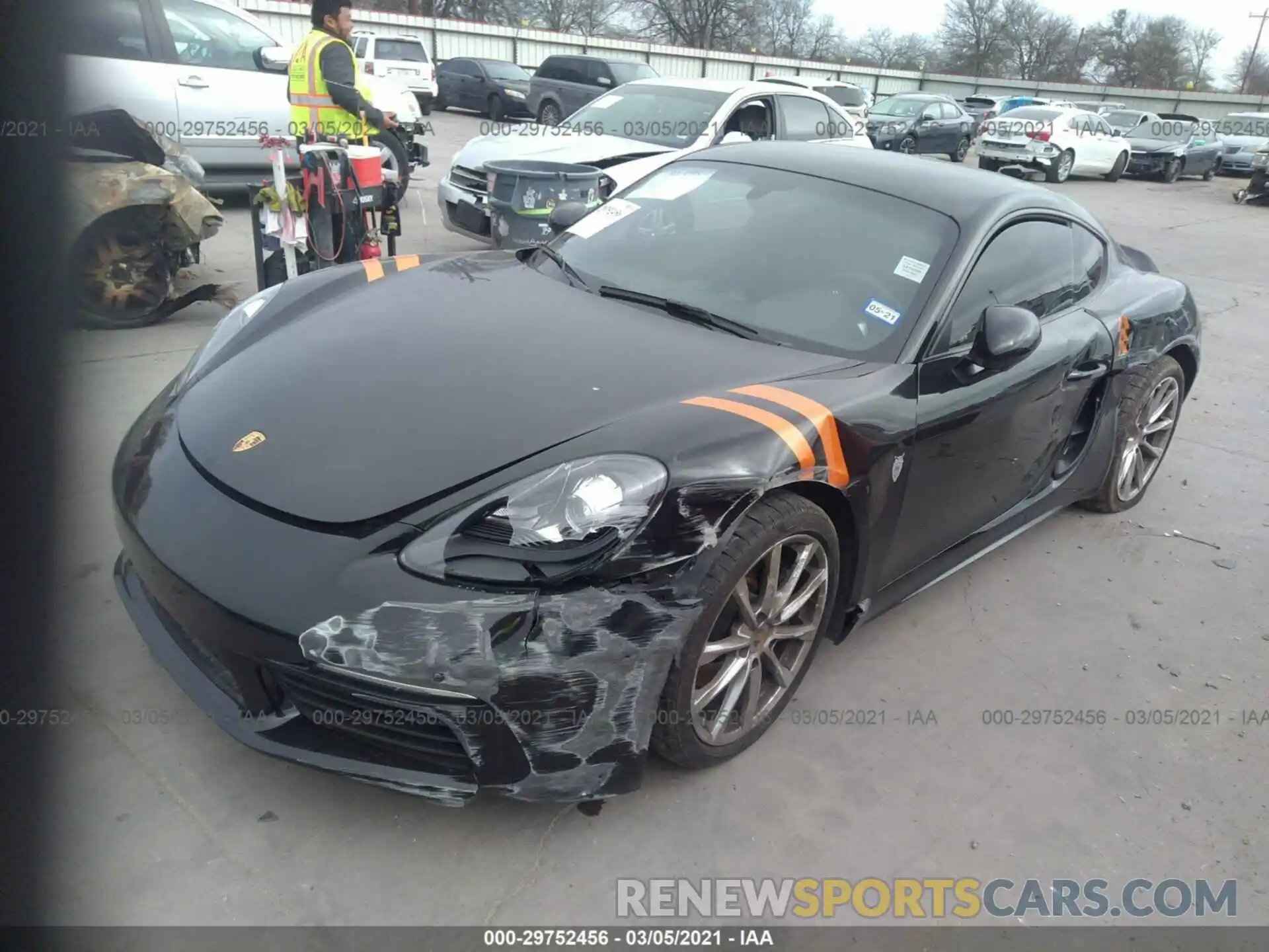 2 Photograph of a damaged car WP0AA2A86KS260086 PORSCHE 718 CAYMAN 2019