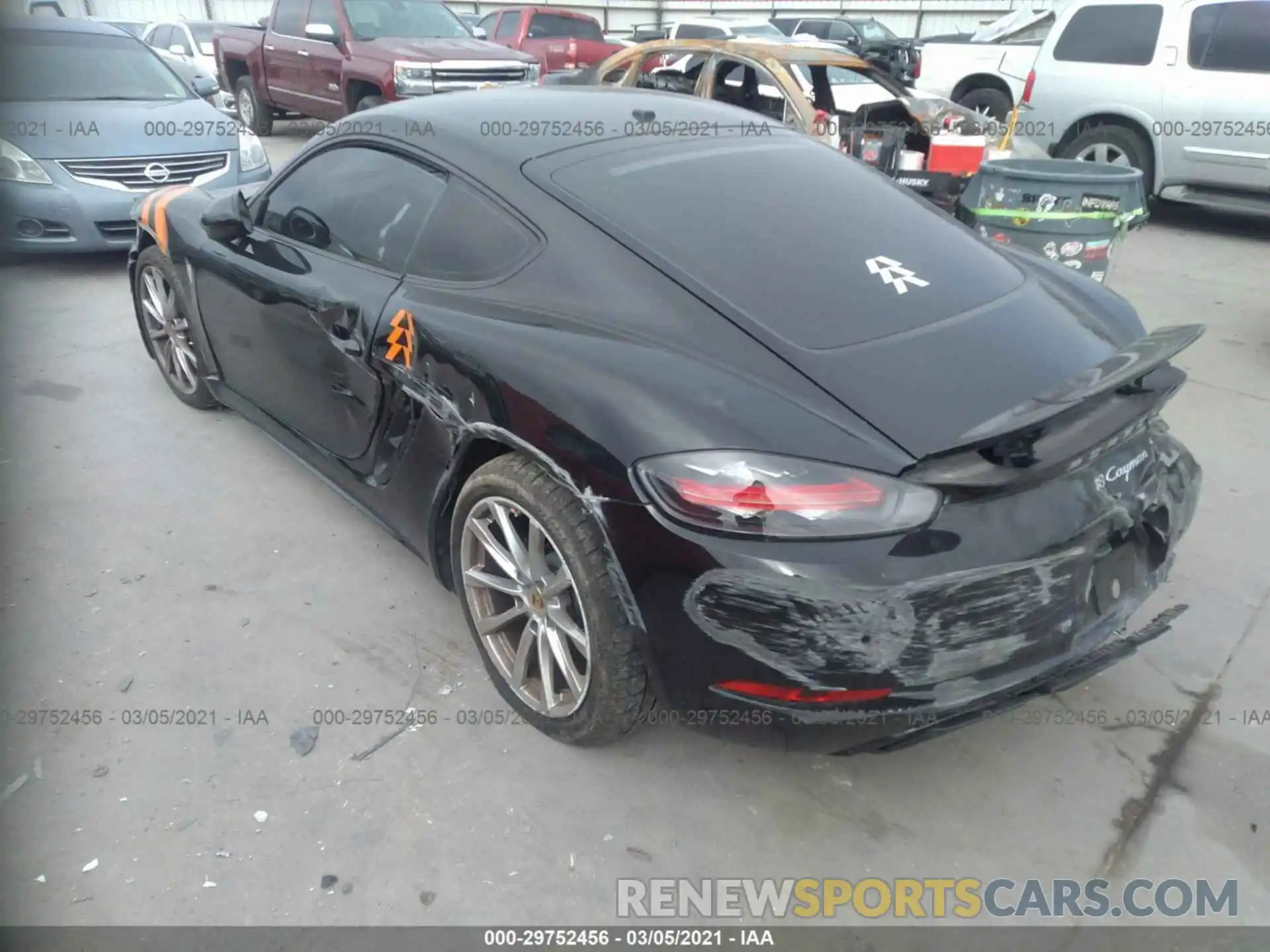 3 Photograph of a damaged car WP0AA2A86KS260086 PORSCHE 718 CAYMAN 2019