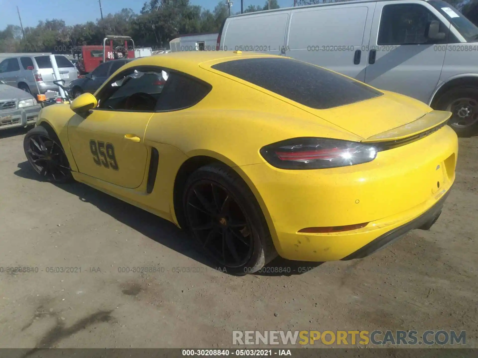 3 Photograph of a damaged car WP0AA2A86KS260234 PORSCHE 718 CAYMAN 2019