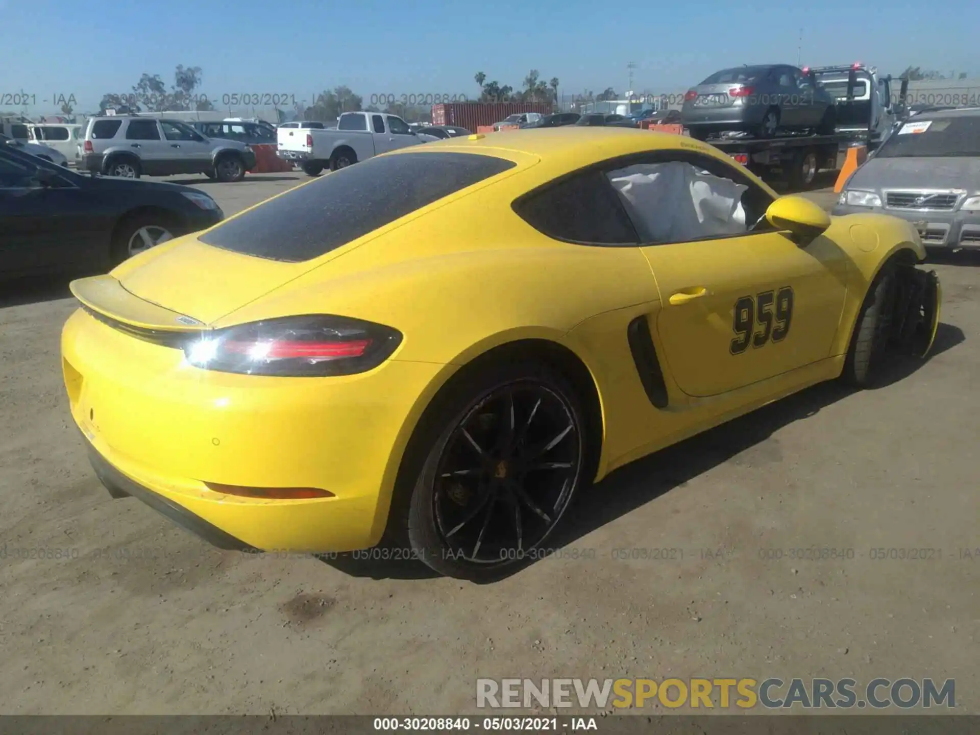 4 Photograph of a damaged car WP0AA2A86KS260234 PORSCHE 718 CAYMAN 2019