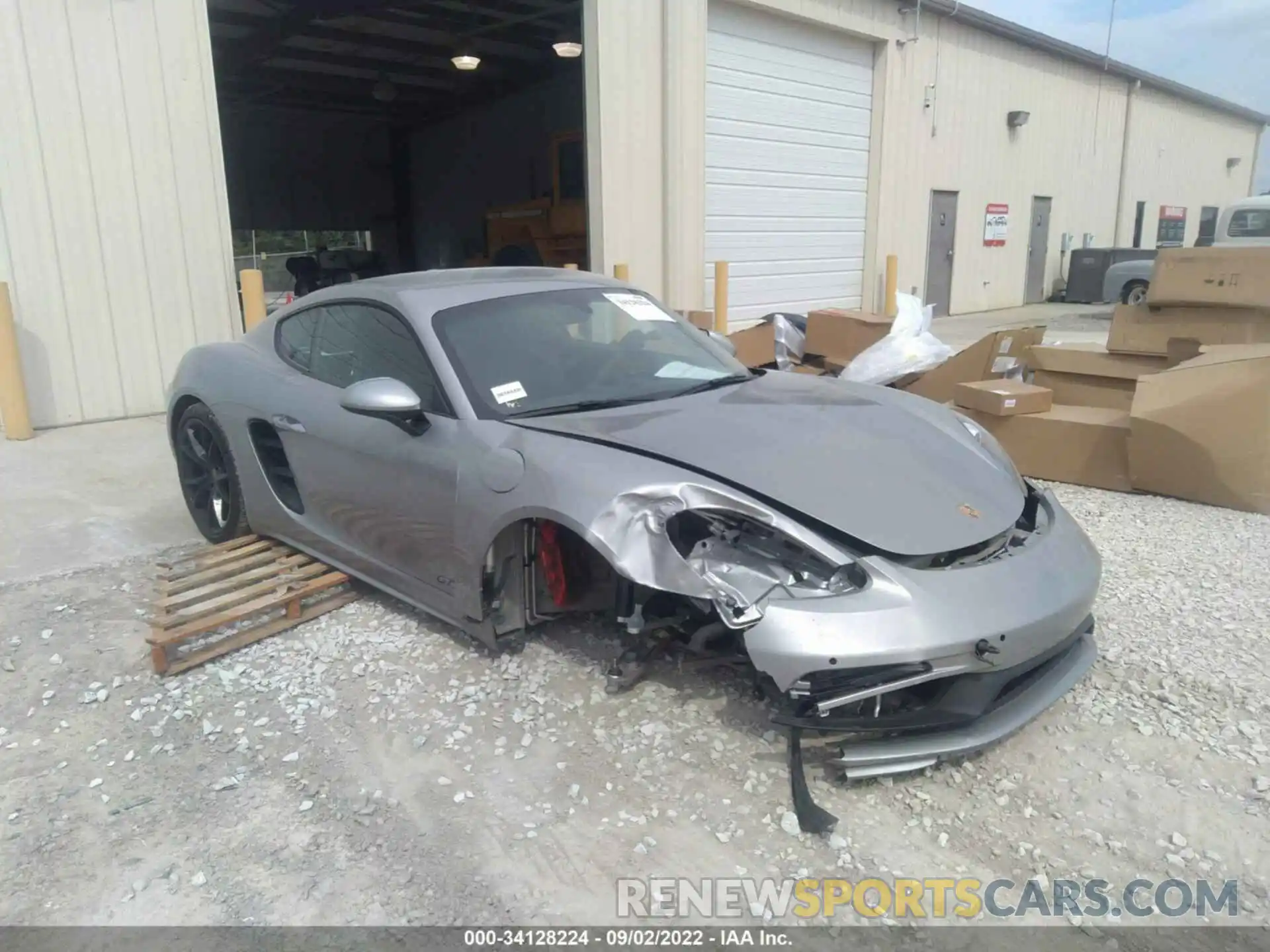 1 Photograph of a damaged car WP0AB2A82KS278078 PORSCHE 718 CAYMAN 2019