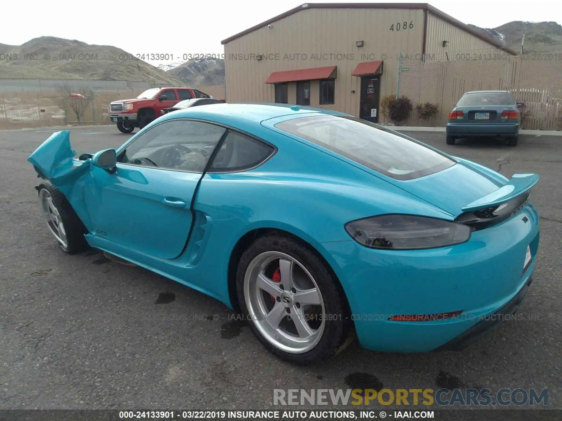 3 Photograph of a damaged car WP0AB2A88KS278313 PORSCHE 718 CAYMAN 2019