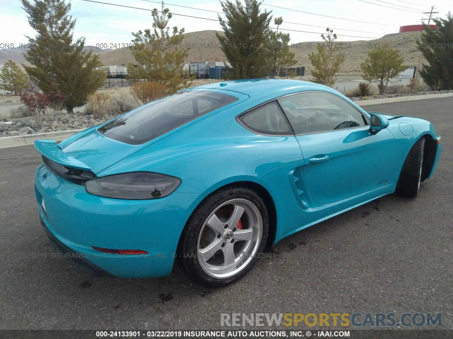 4 Photograph of a damaged car WP0AB2A88KS278313 PORSCHE 718 CAYMAN 2019