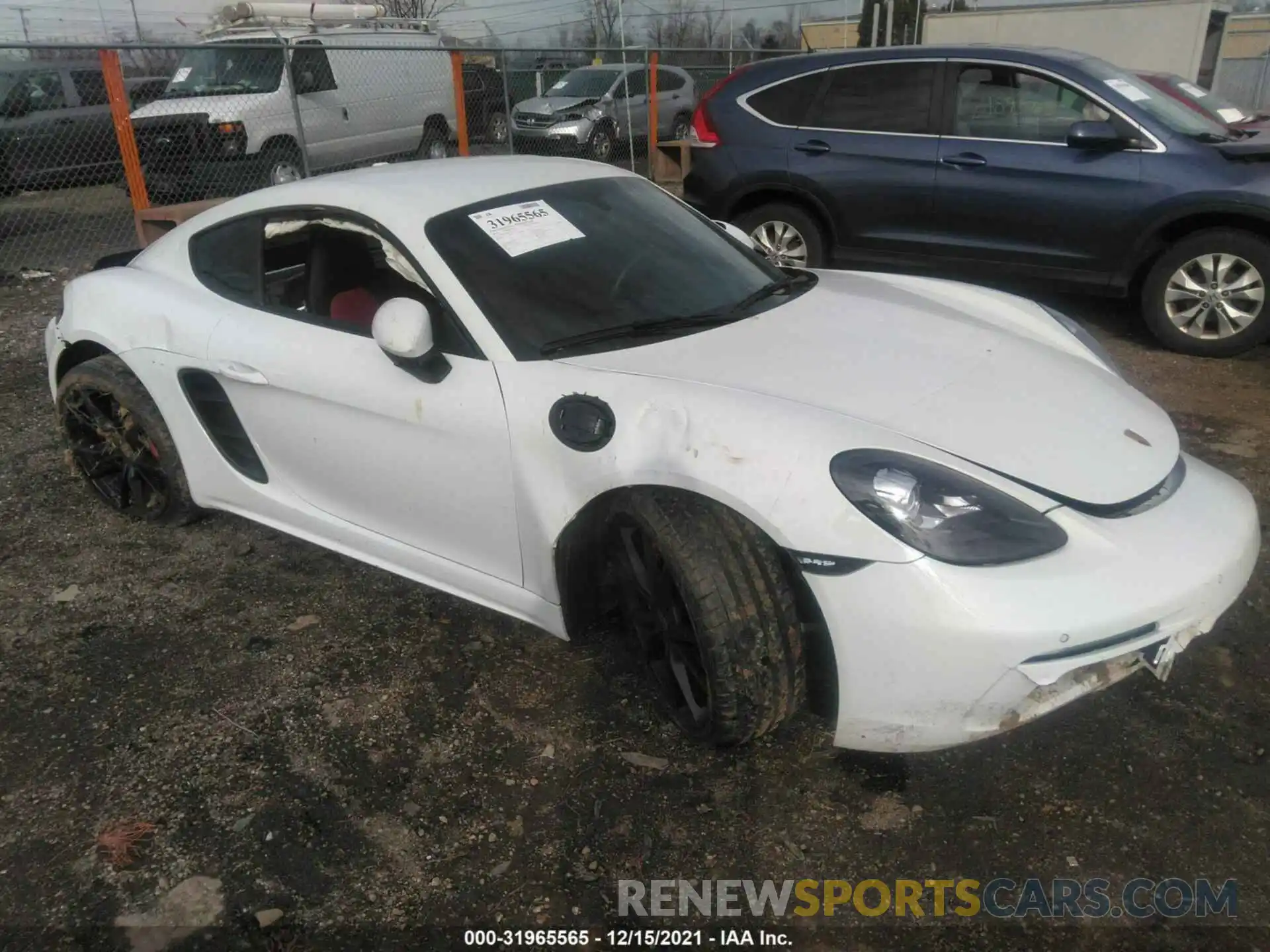 1 Photograph of a damaged car WP0AB2A8XKS278541 PORSCHE 718 CAYMAN 2019