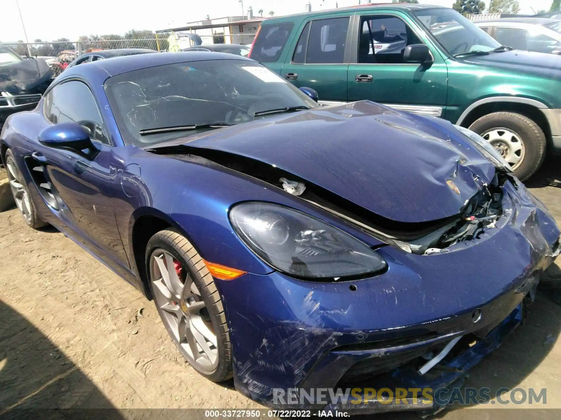 1 Photograph of a damaged car WP0AB2A81LS275089 PORSCHE 718 CAYMAN 2020