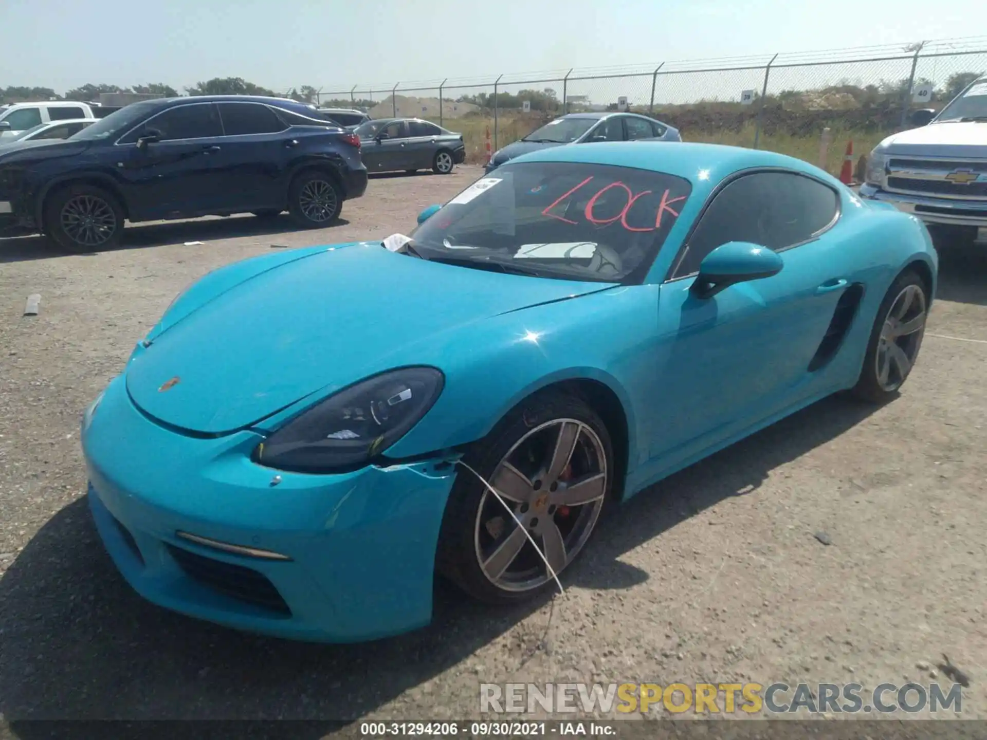 2 Photograph of a damaged car WP0AB2A82LK275117 PORSCHE 718 CAYMAN 2020