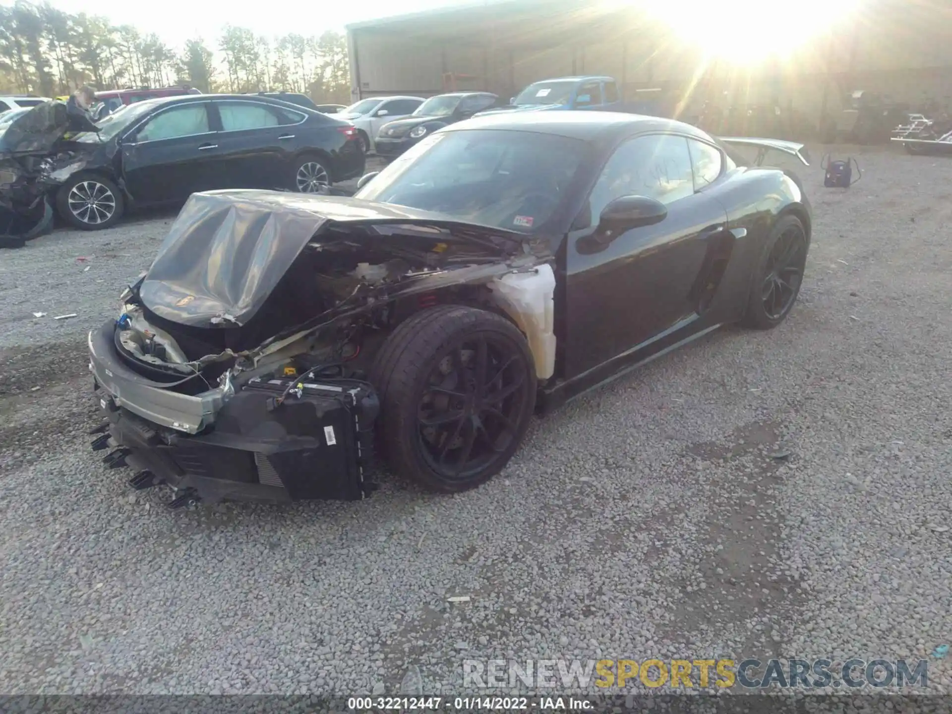 2 Photograph of a damaged car WP0AC2A85LS289364 PORSCHE 718 CAYMAN 2020