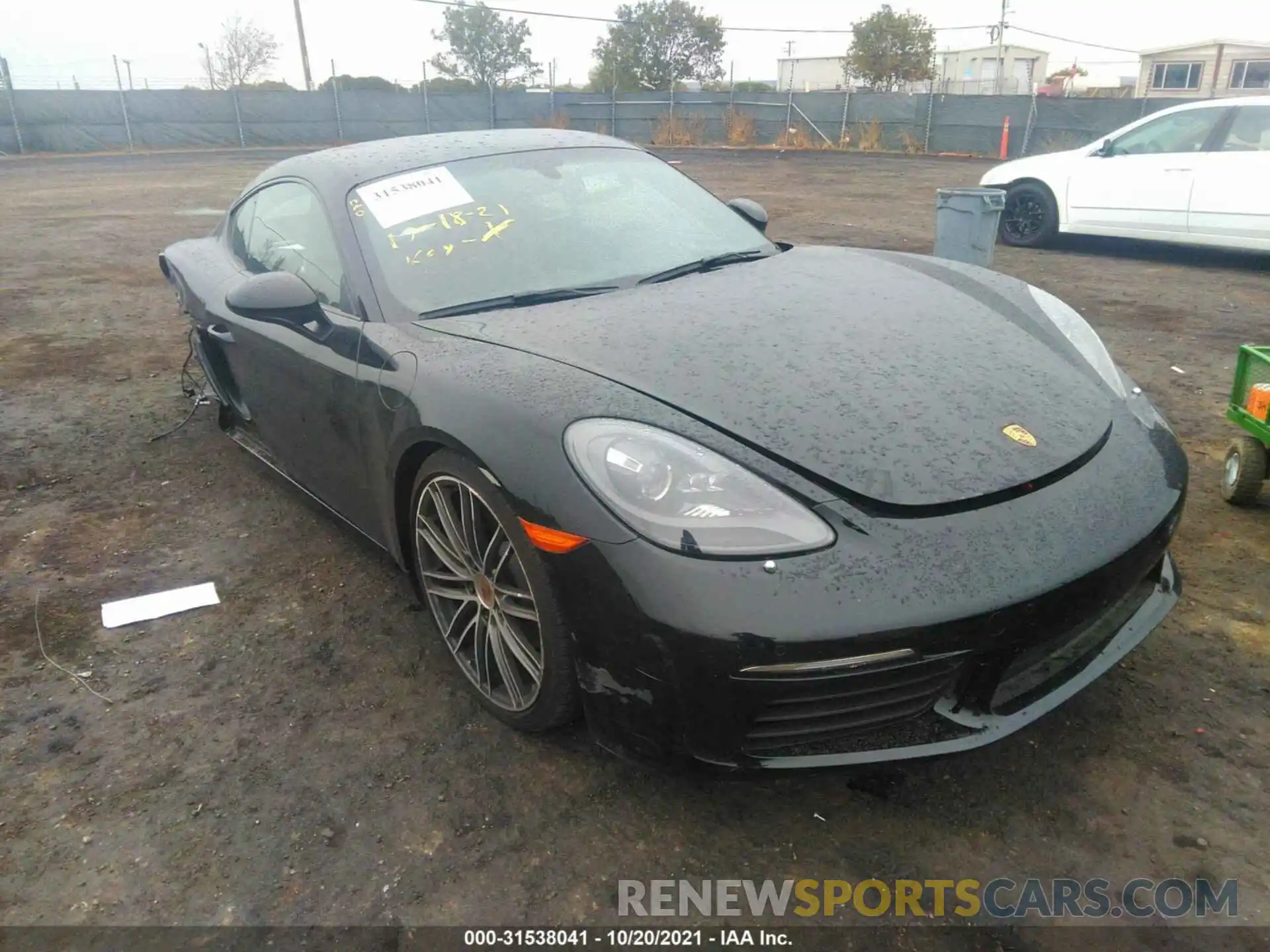 1 Photograph of a damaged car WP0AA2A81MS260208 PORSCHE 718 CAYMAN 2021