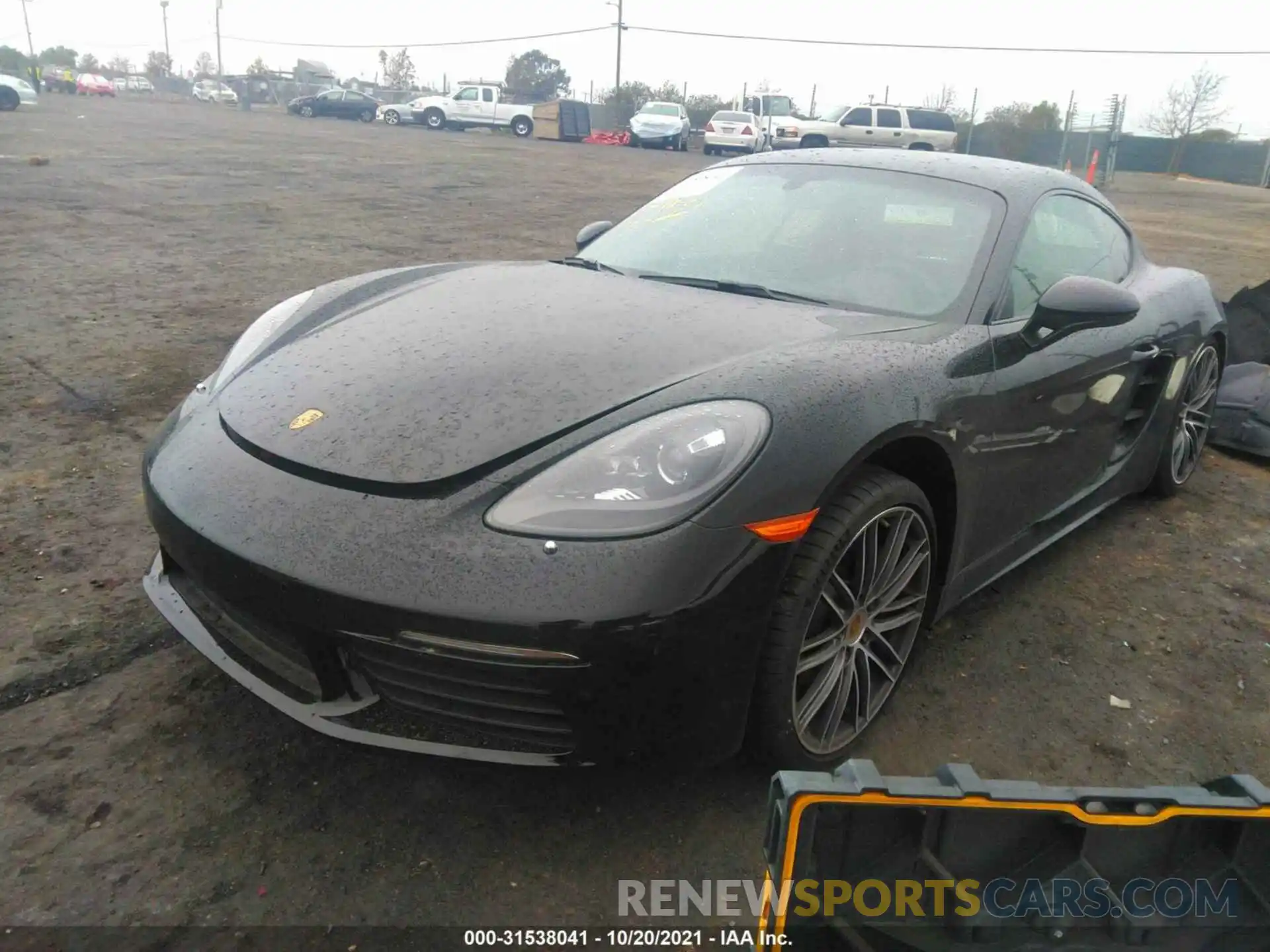 2 Photograph of a damaged car WP0AA2A81MS260208 PORSCHE 718 CAYMAN 2021