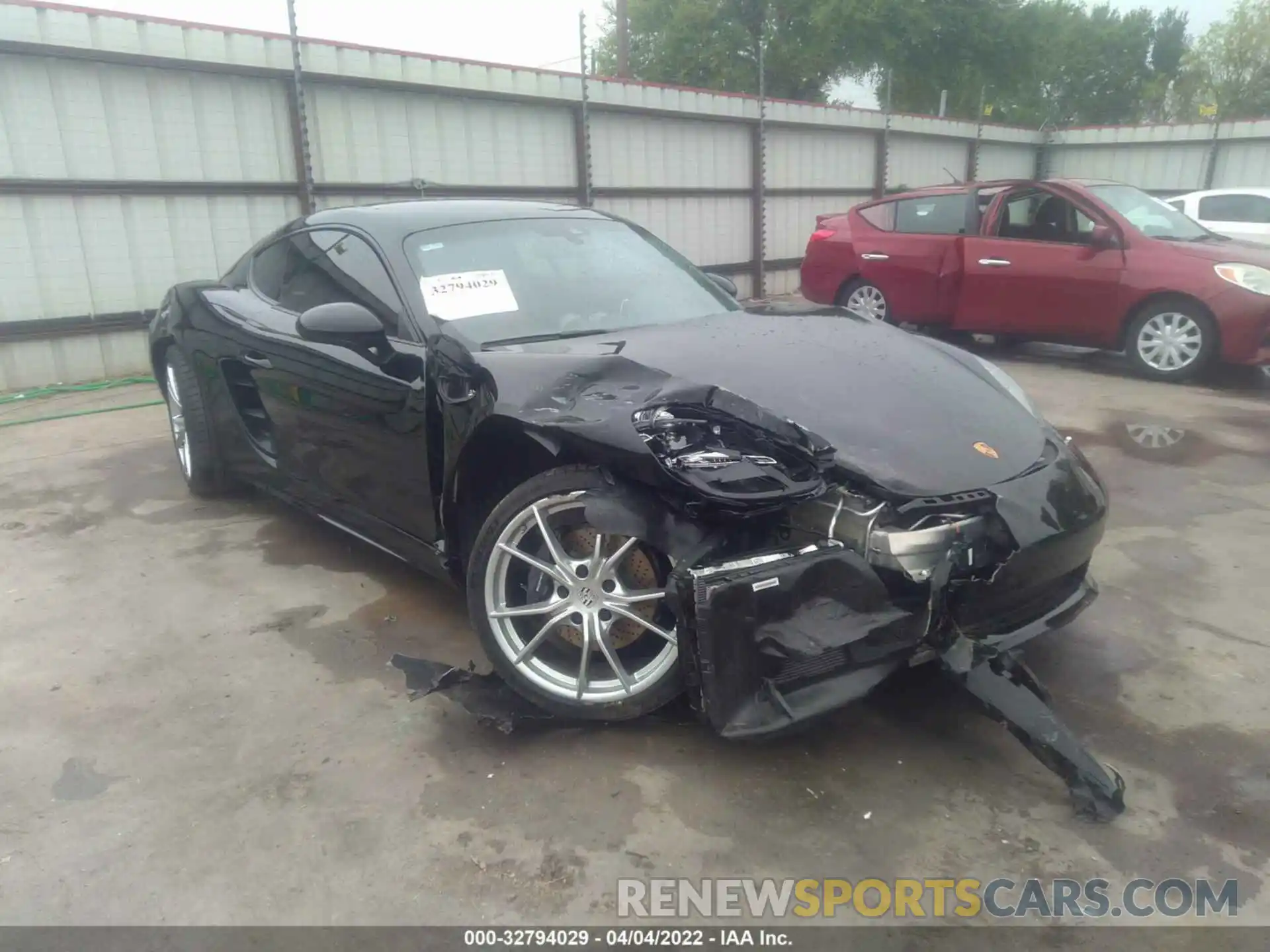 1 Photograph of a damaged car WP0AA2A85MS260454 PORSCHE 718 CAYMAN 2021