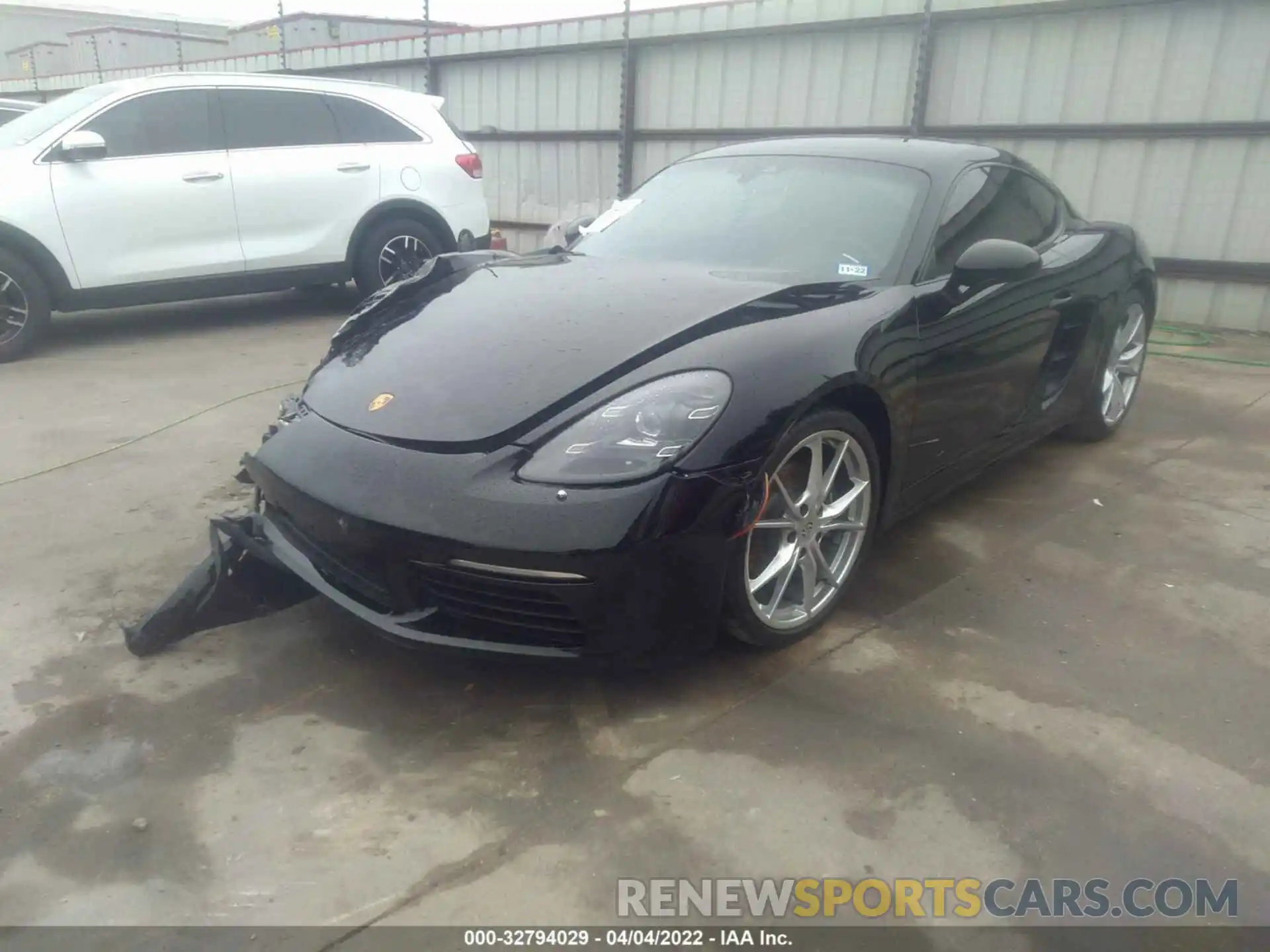 2 Photograph of a damaged car WP0AA2A85MS260454 PORSCHE 718 CAYMAN 2021