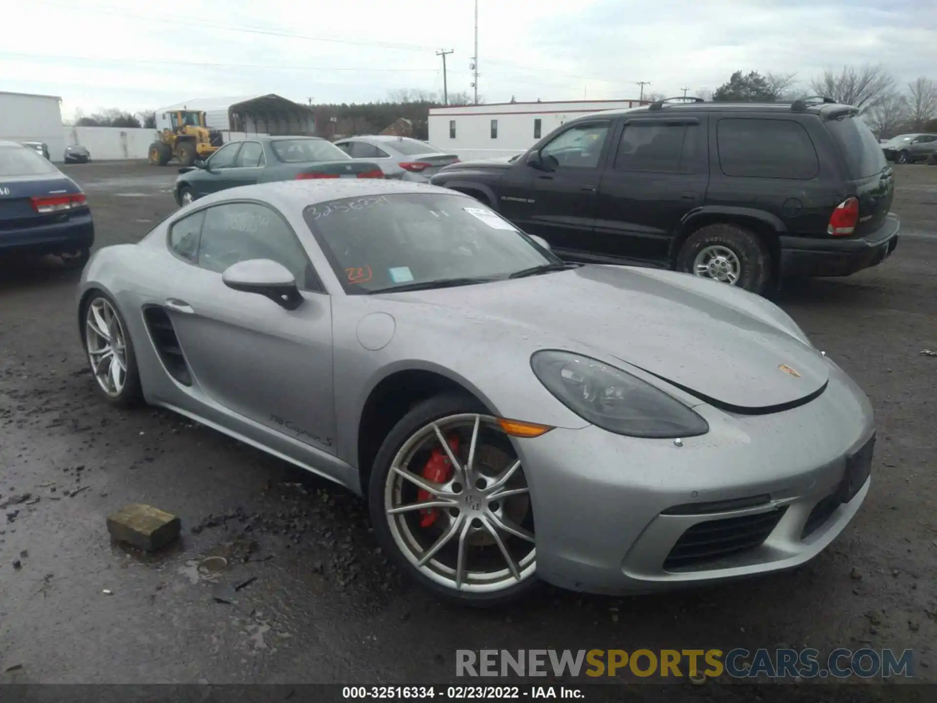 1 Photograph of a damaged car WP0AB2A85MS275162 PORSCHE 718 CAYMAN 2021