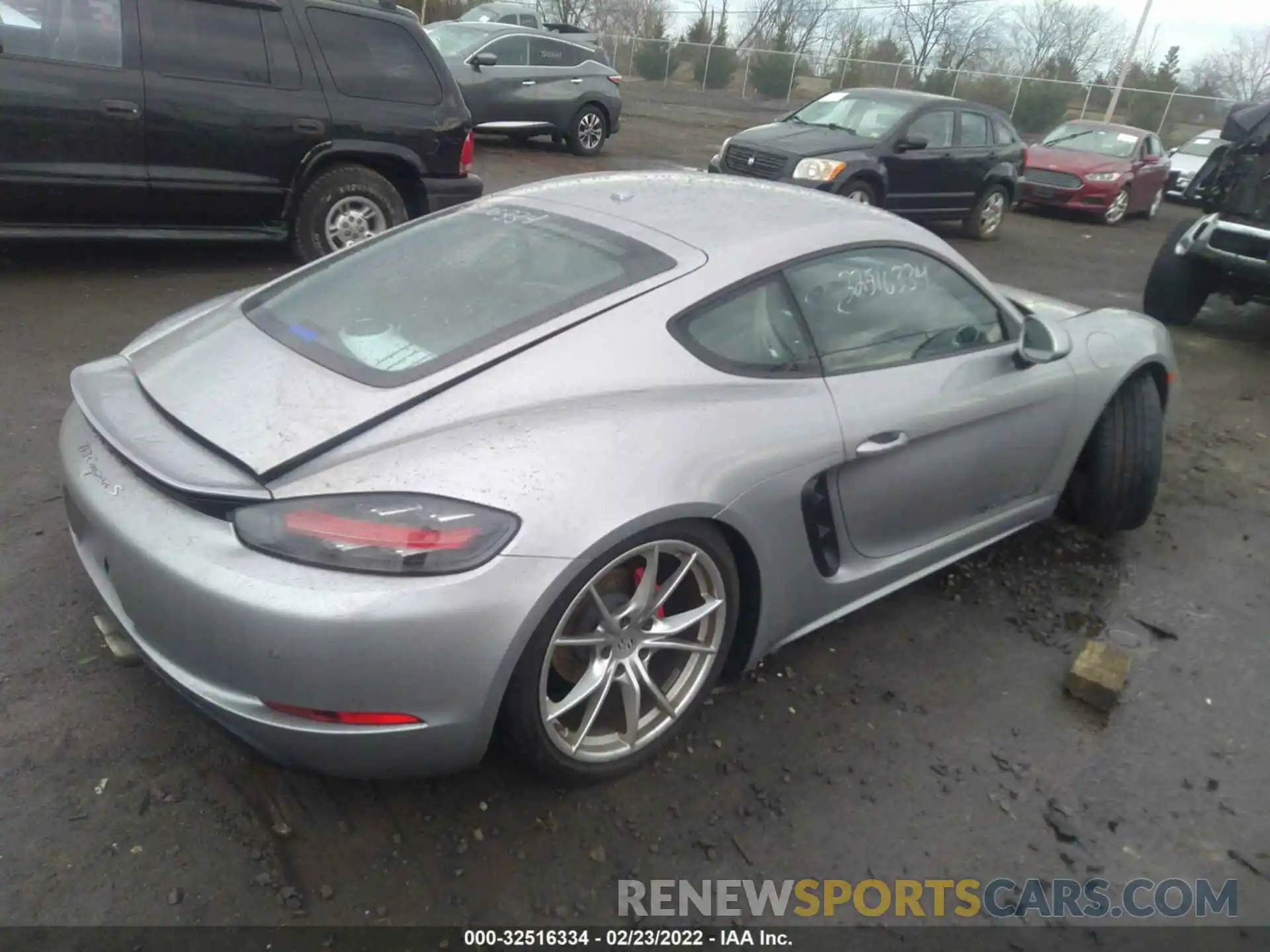 4 Фотография поврежденного автомобиля WP0AB2A85MS275162 PORSCHE 718 CAYMAN 2021