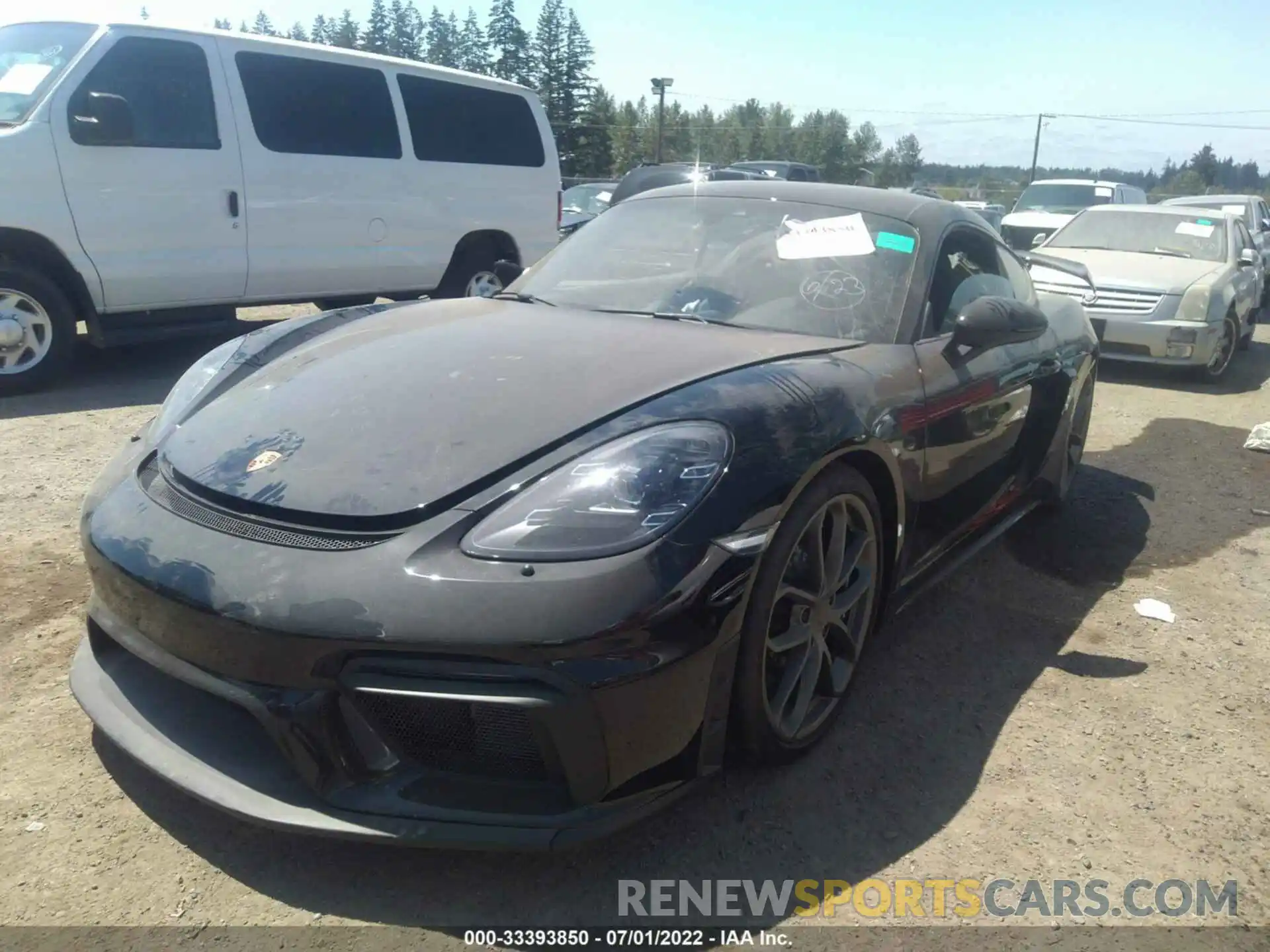 2 Фотография поврежденного автомобиля WP0AC2A81MK289072 PORSCHE 718 CAYMAN 2021