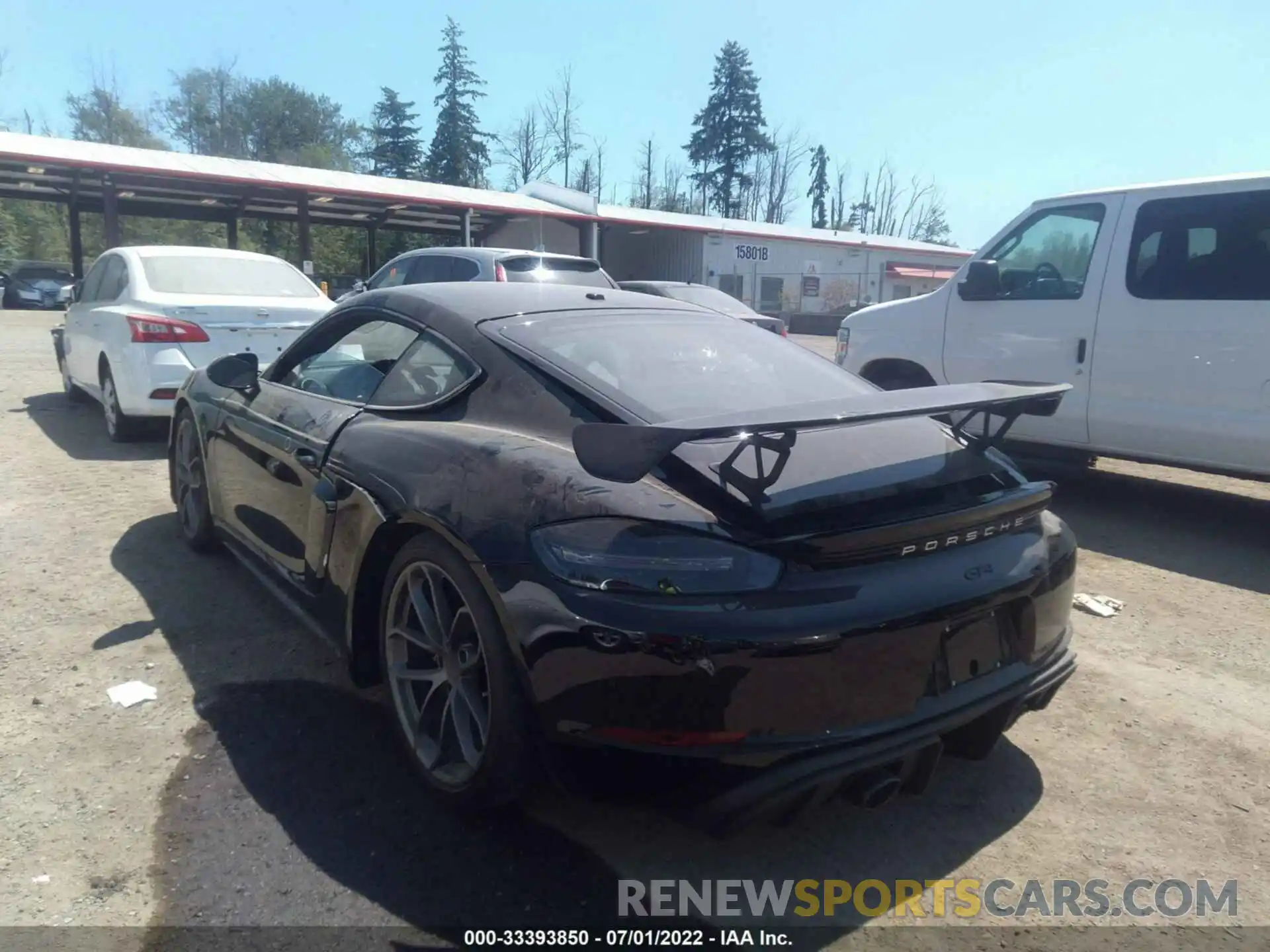 3 Photograph of a damaged car WP0AC2A81MK289072 PORSCHE 718 CAYMAN 2021