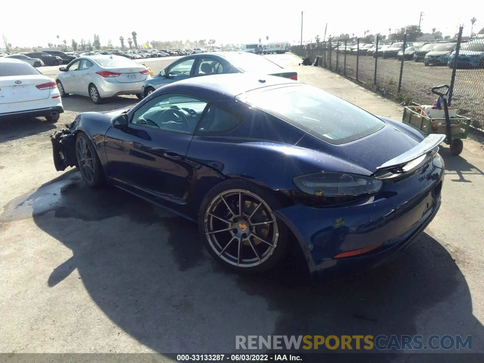 3 Photograph of a damaged car WP0AD2A83MS281455 PORSCHE 718 CAYMAN 2021