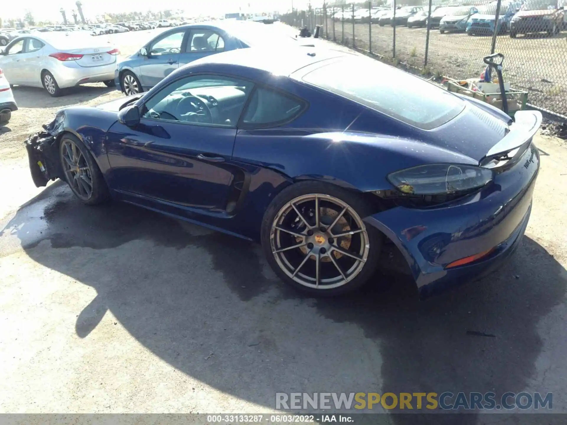 6 Photograph of a damaged car WP0AD2A83MS281455 PORSCHE 718 CAYMAN 2021