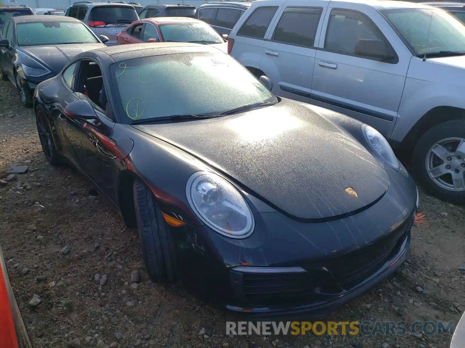 1 Photograph of a damaged car WP0AA2A91KS103946 PORSCHE 911 2019