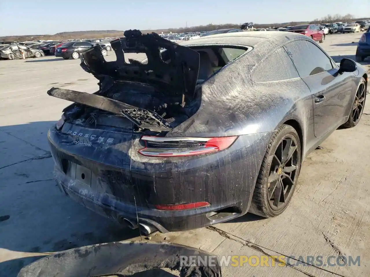 4 Photograph of a damaged car WP0AA2A9XKS103704 PORSCHE 911 2019