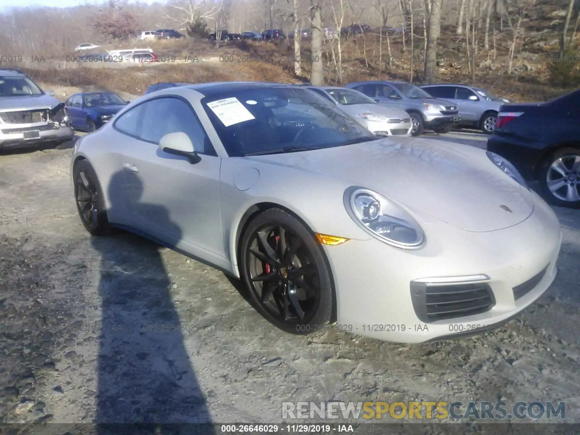 1 Photograph of a damaged car WP0AB2A90KS114871 PORSCHE 911 2019