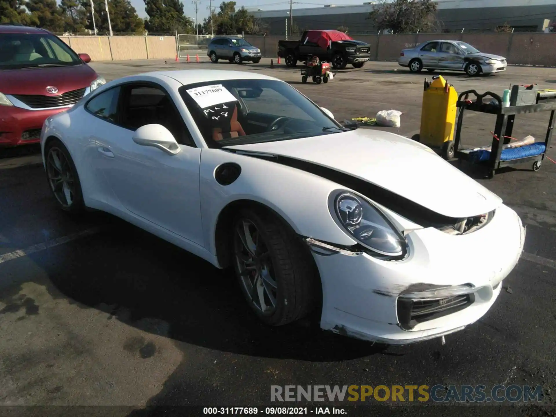 1 Photograph of a damaged car WP0AB2A92KS115164 PORSCHE 911 2019