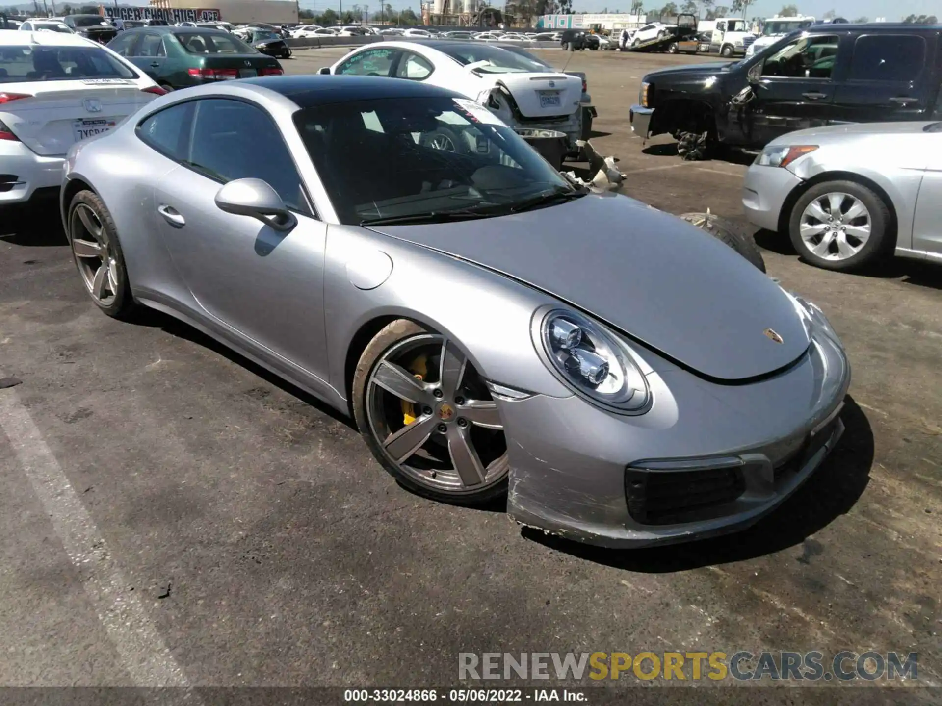 1 Photograph of a damaged car WP0AB2A93KS115271 PORSCHE 911 2019