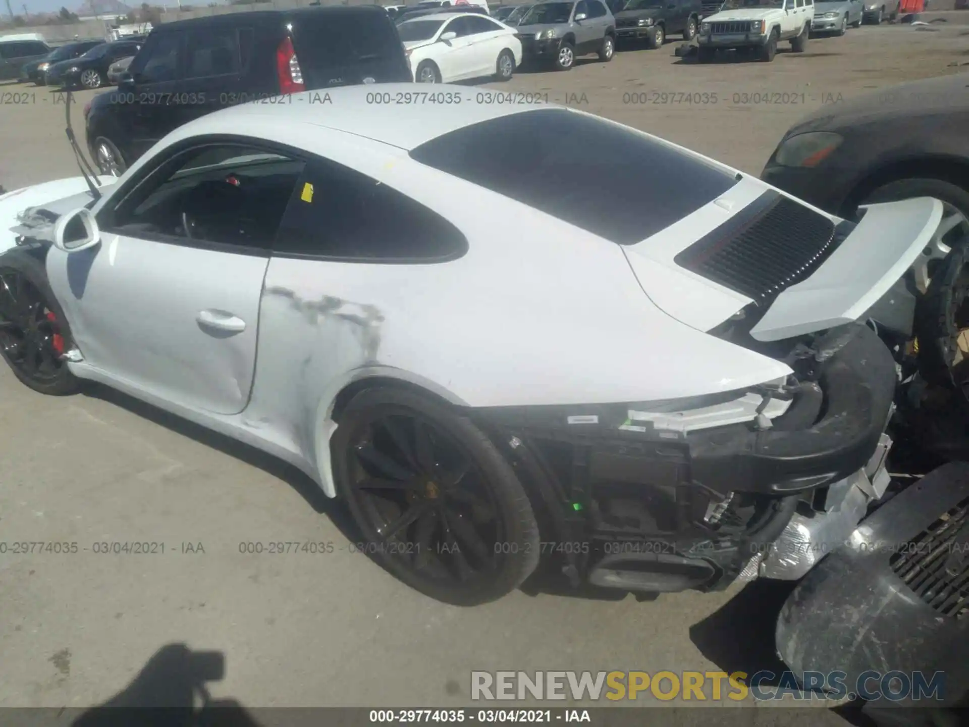 3 Photograph of a damaged car WP0AB2A94KS115389 PORSCHE 911 2019