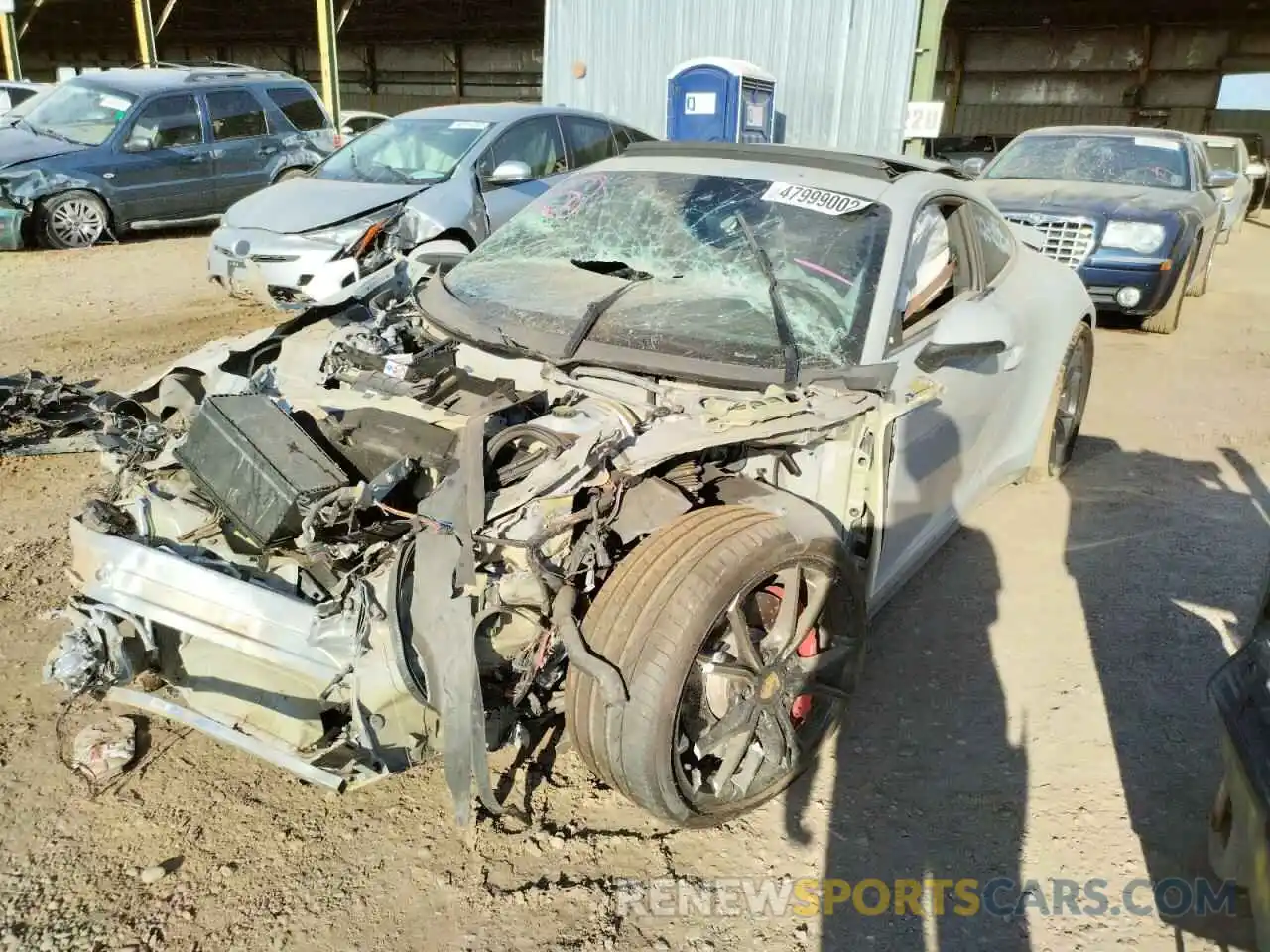 2 Photograph of a damaged car WP0AB2A97KS114415 PORSCHE 911 2019