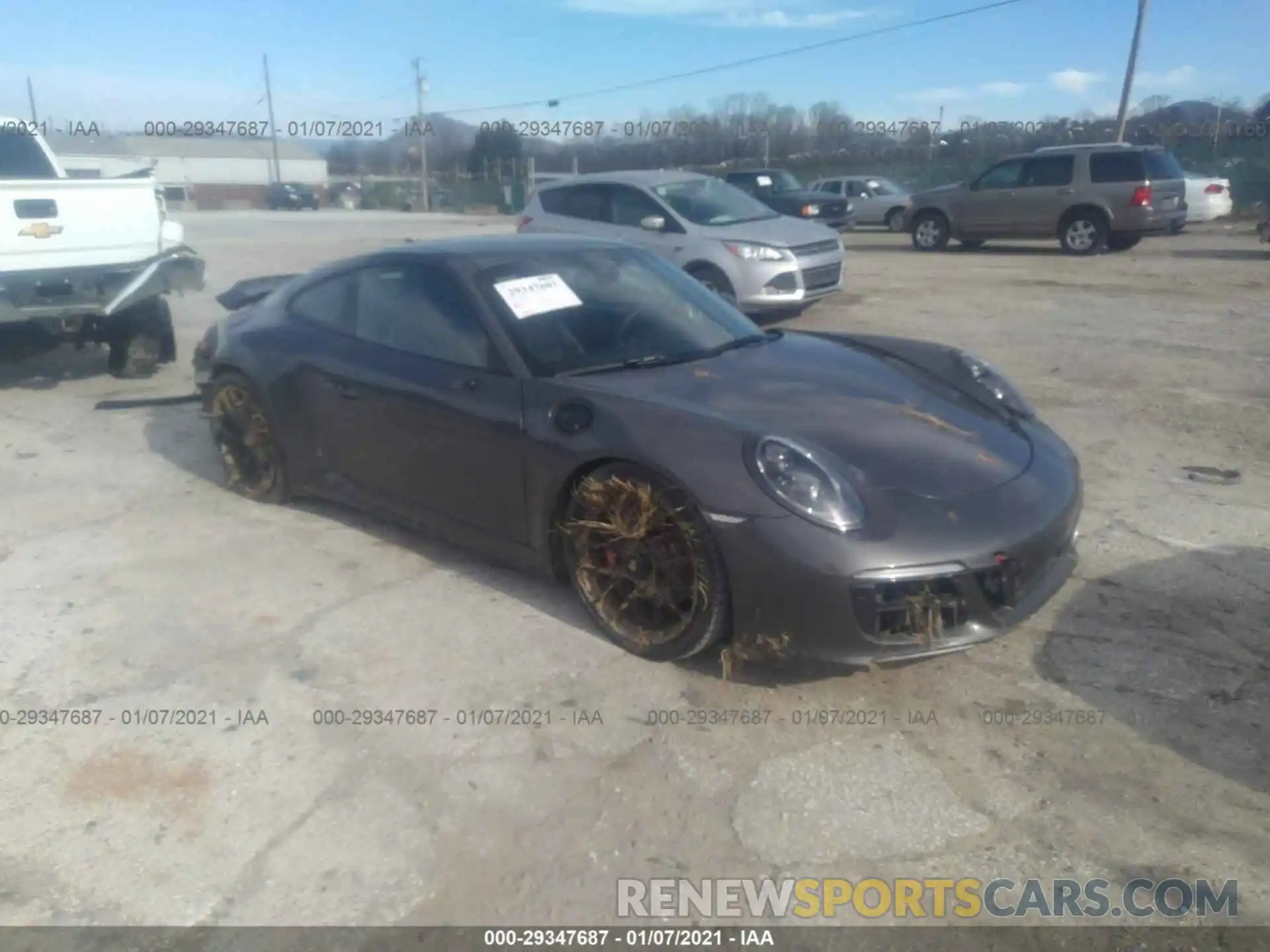 1 Photograph of a damaged car WP0AB2A9XKS115266 PORSCHE 911 2019