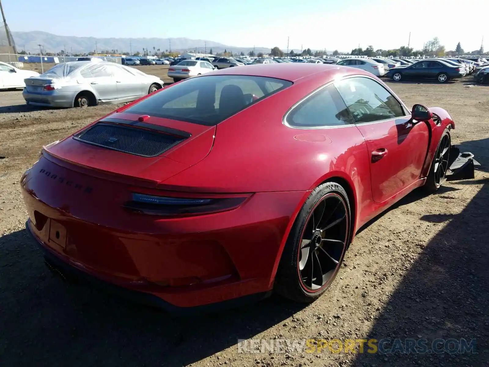 4 Photograph of a damaged car WP0AC2A93KS149434 PORSCHE 911 2019