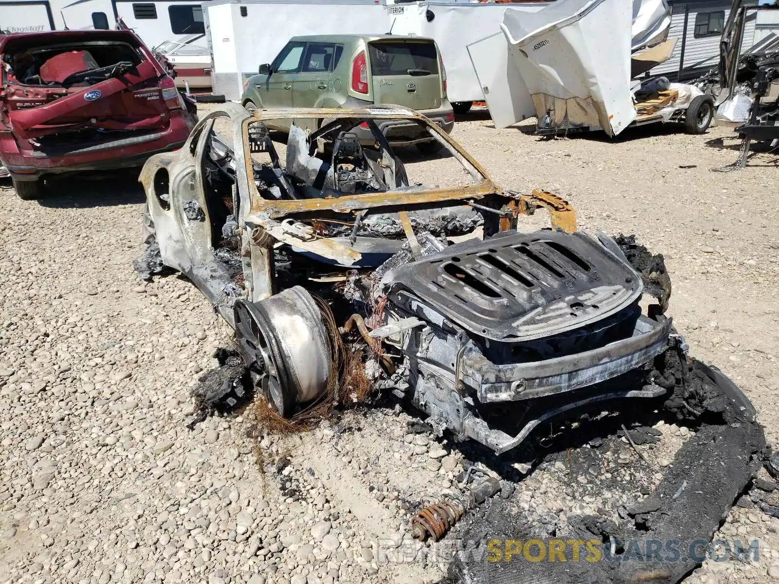 1 Photograph of a damaged car WP0AD2A98KS140869 PORSCHE 911 2019