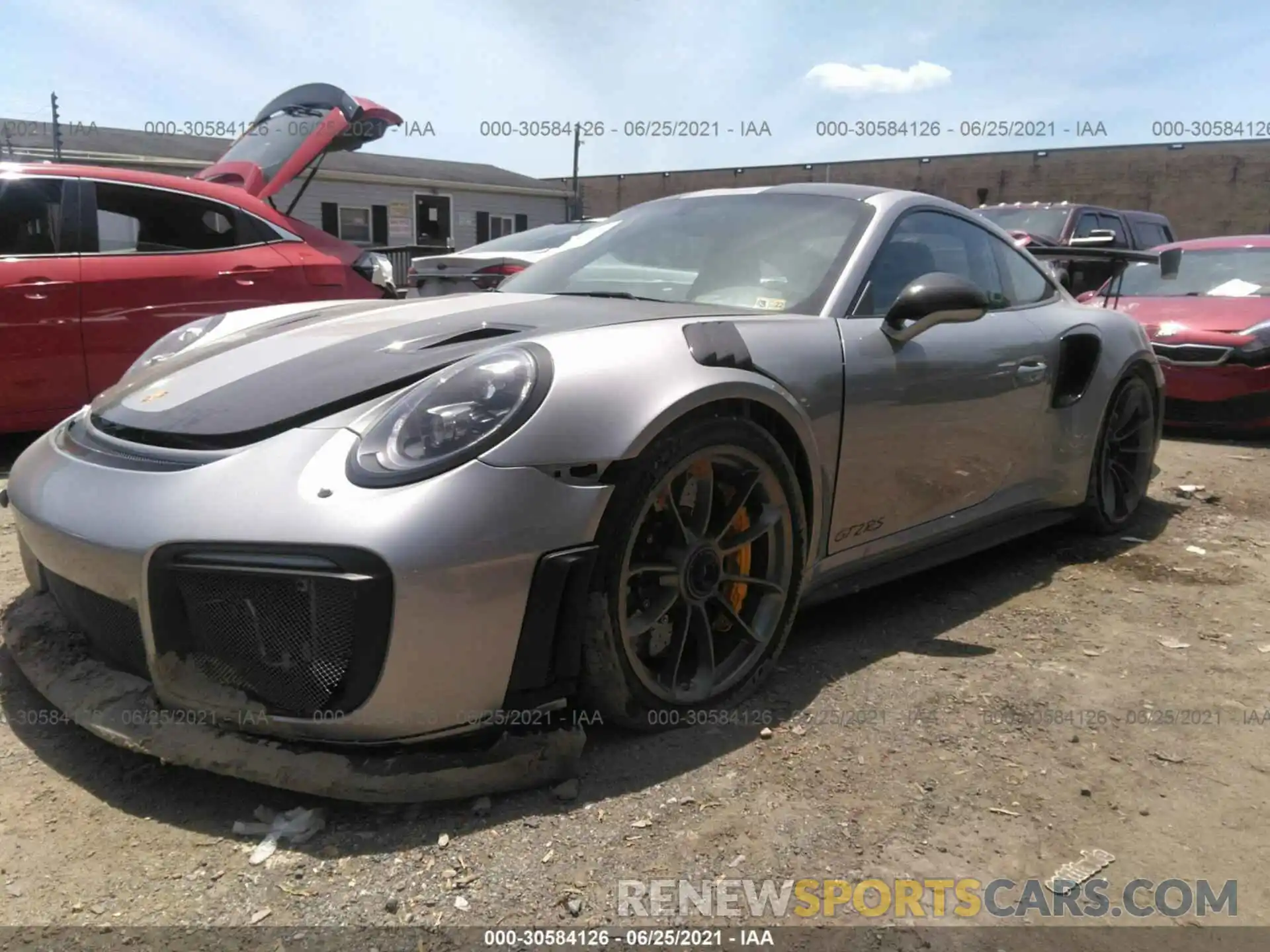 2 Photograph of a damaged car WP0AE2A95KS155262 PORSCHE 911 2019