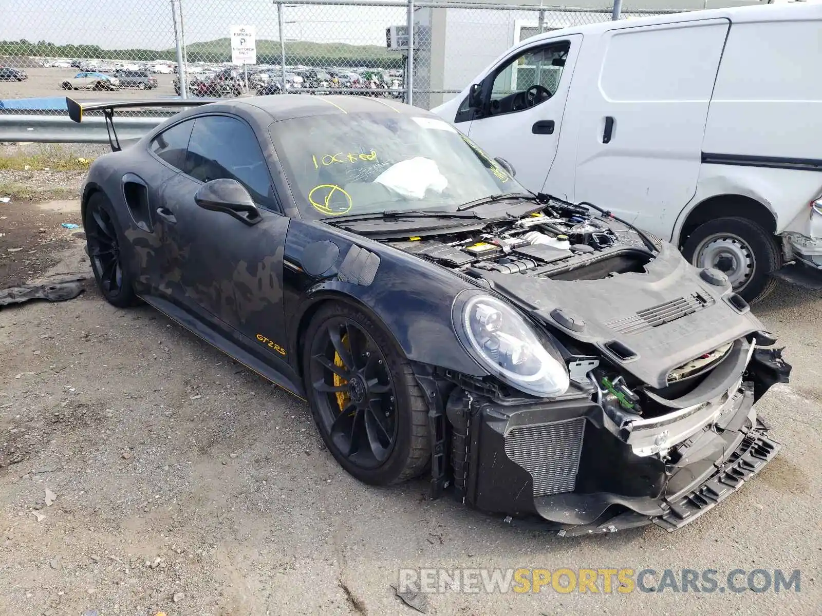 1 Photograph of a damaged car WP0AE2A97KS155277 PORSCHE 911 2019