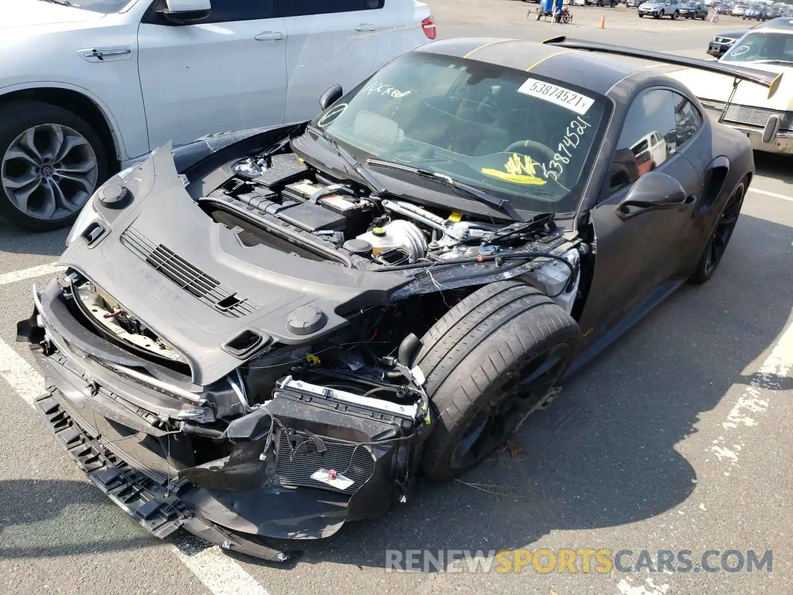 2 Photograph of a damaged car WP0AE2A97KS155277 PORSCHE 911 2019