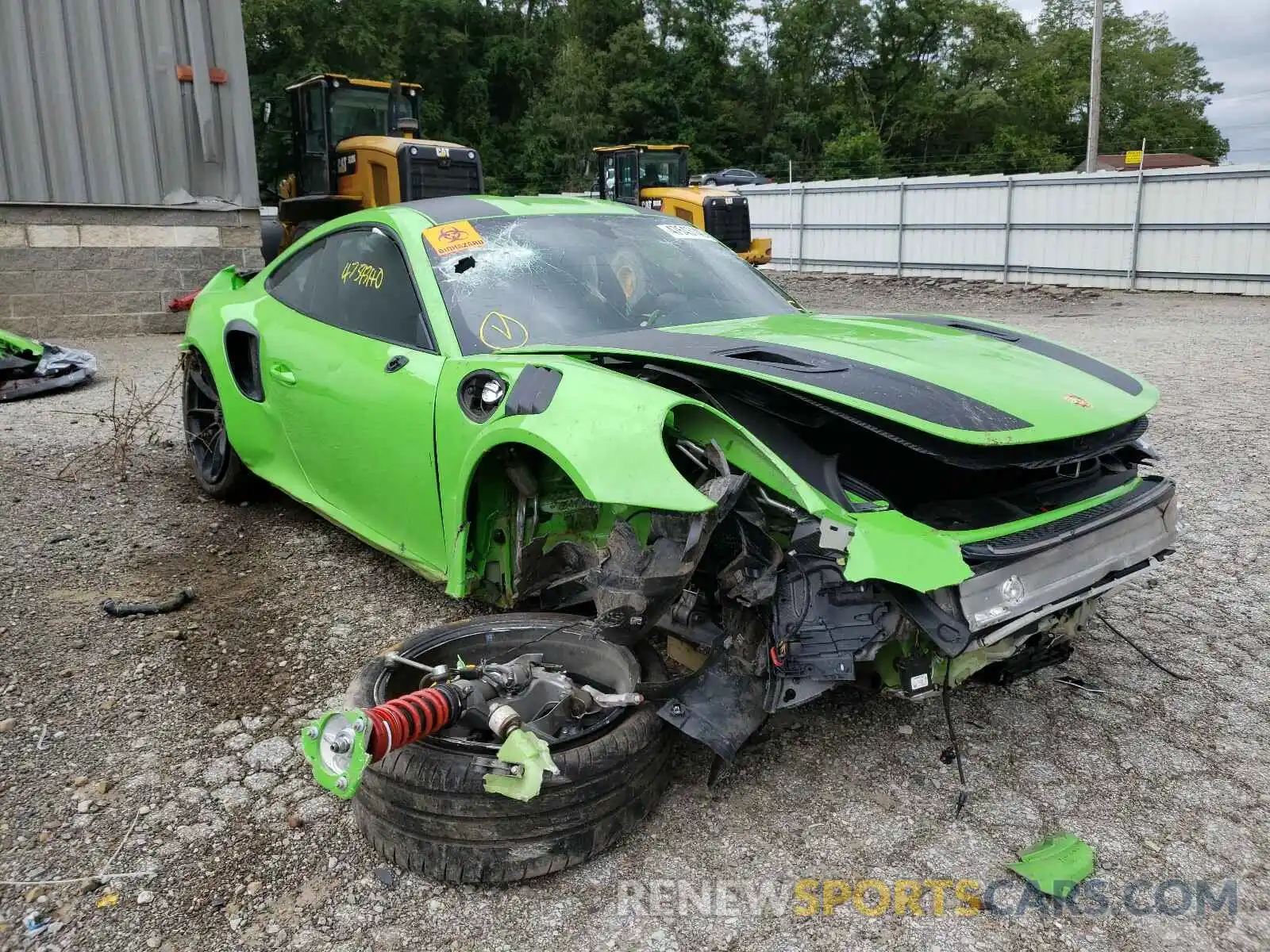 1 Photograph of a damaged car WP0AF2A94KS165083 PORSCHE 911 2019