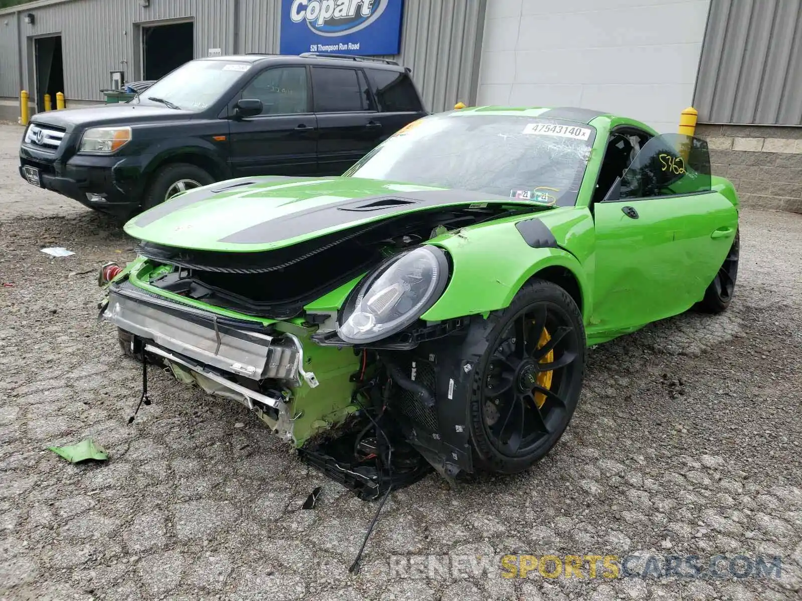 2 Photograph of a damaged car WP0AF2A94KS165083 PORSCHE 911 2019