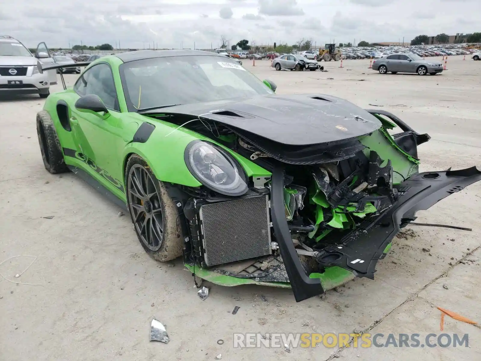 1 Photograph of a damaged car WP0AF2A97KS165837 PORSCHE 911 2019