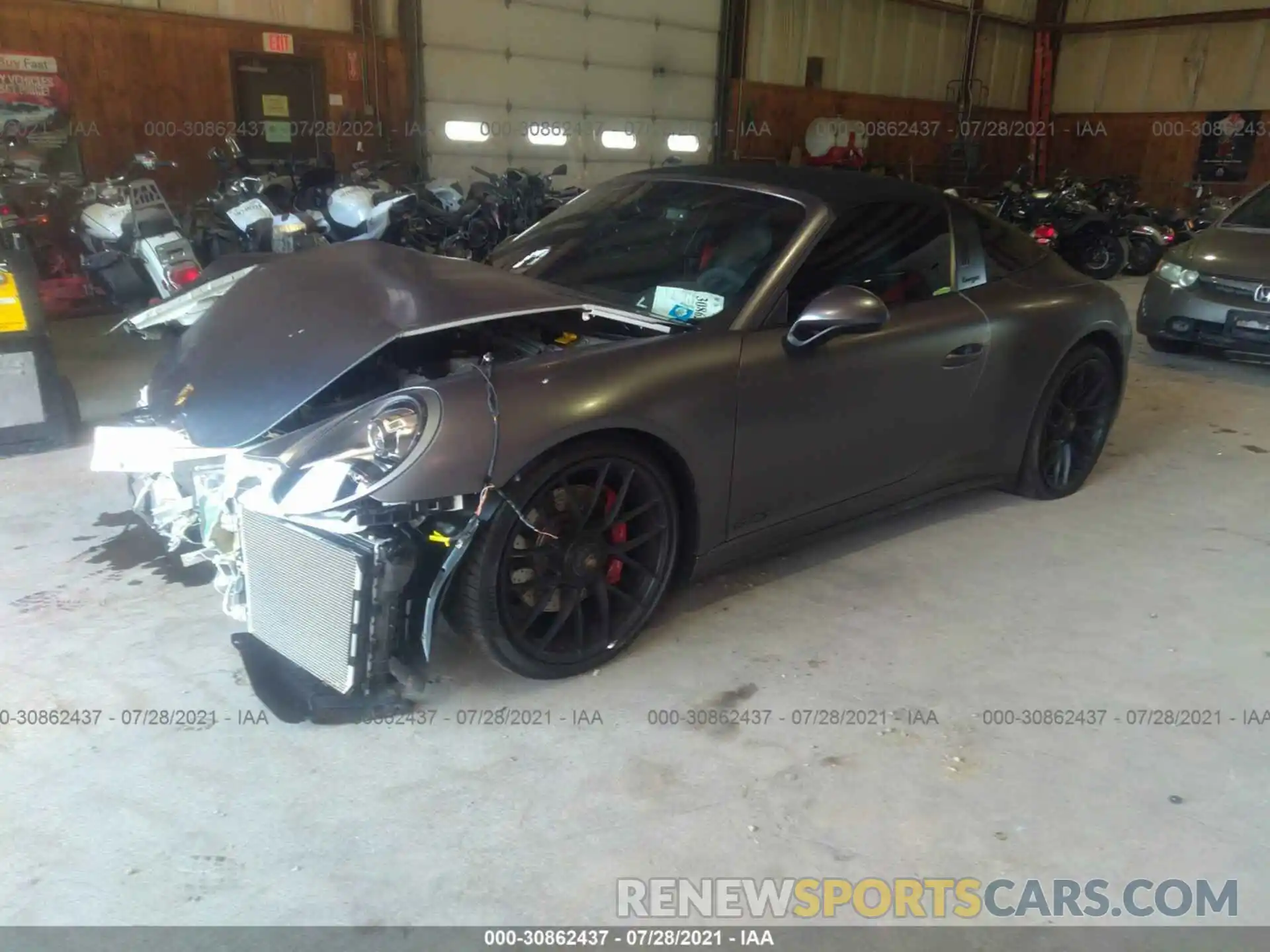 2 Photograph of a damaged car WP0BB2A96KS126429 PORSCHE 911 2019